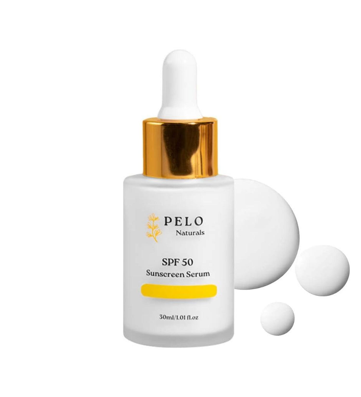 Premium Sunscreen Serum for Face SPF50 | Mineral Broad Spectrum Protection with Zinc Oxide & Titanium Dioxide | Fast-Absorbing No White Cast & Dewy Finish | Lightly Scented Skincare - Buy Online on GoSupps.com