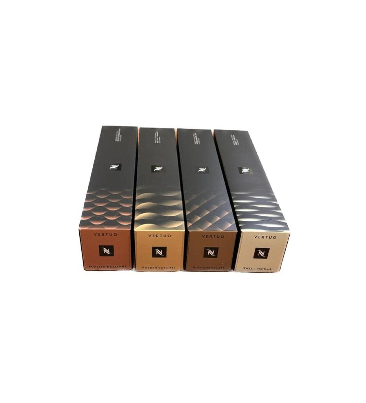 Nespresso Vertuo Barista Creations Caramel Dor Vanille Sucr e Chocolat Riche Noisette Grill e 40 capsules - Buy Online on GoSupps.com