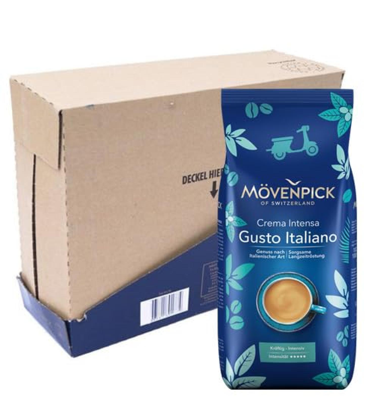 M venpick - Gusto Italiano Crema Intensa Beans - 4x 1kg