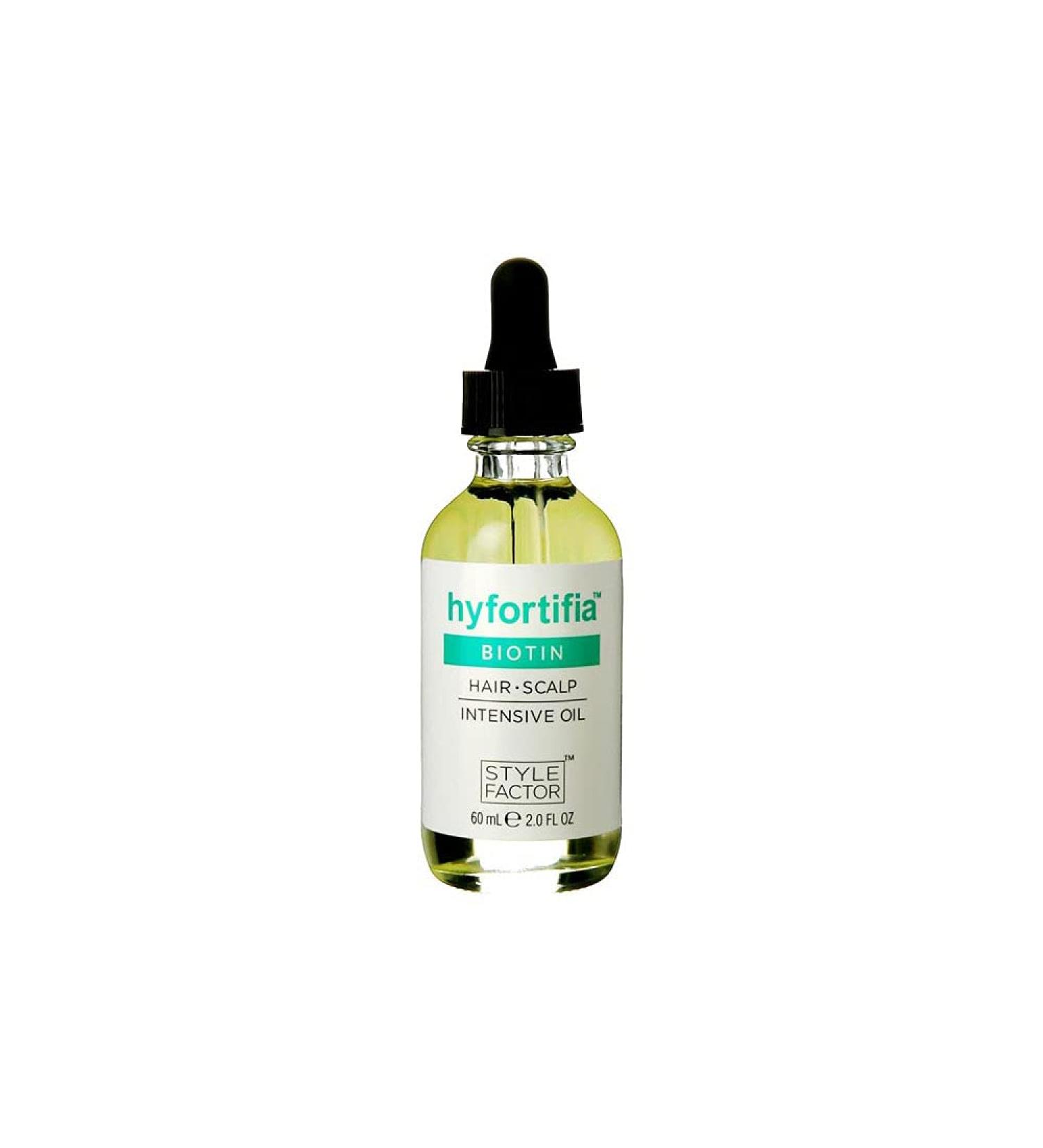 Style Factor Hyfortifia Biotin Shampoo & Conditioner Treatment | Shine Strengthen & Nourish Hair | Made in USA (Hair Scalp Intensive Oil 2 Oz) - Buy Now - Buy Online on GoSupps.com