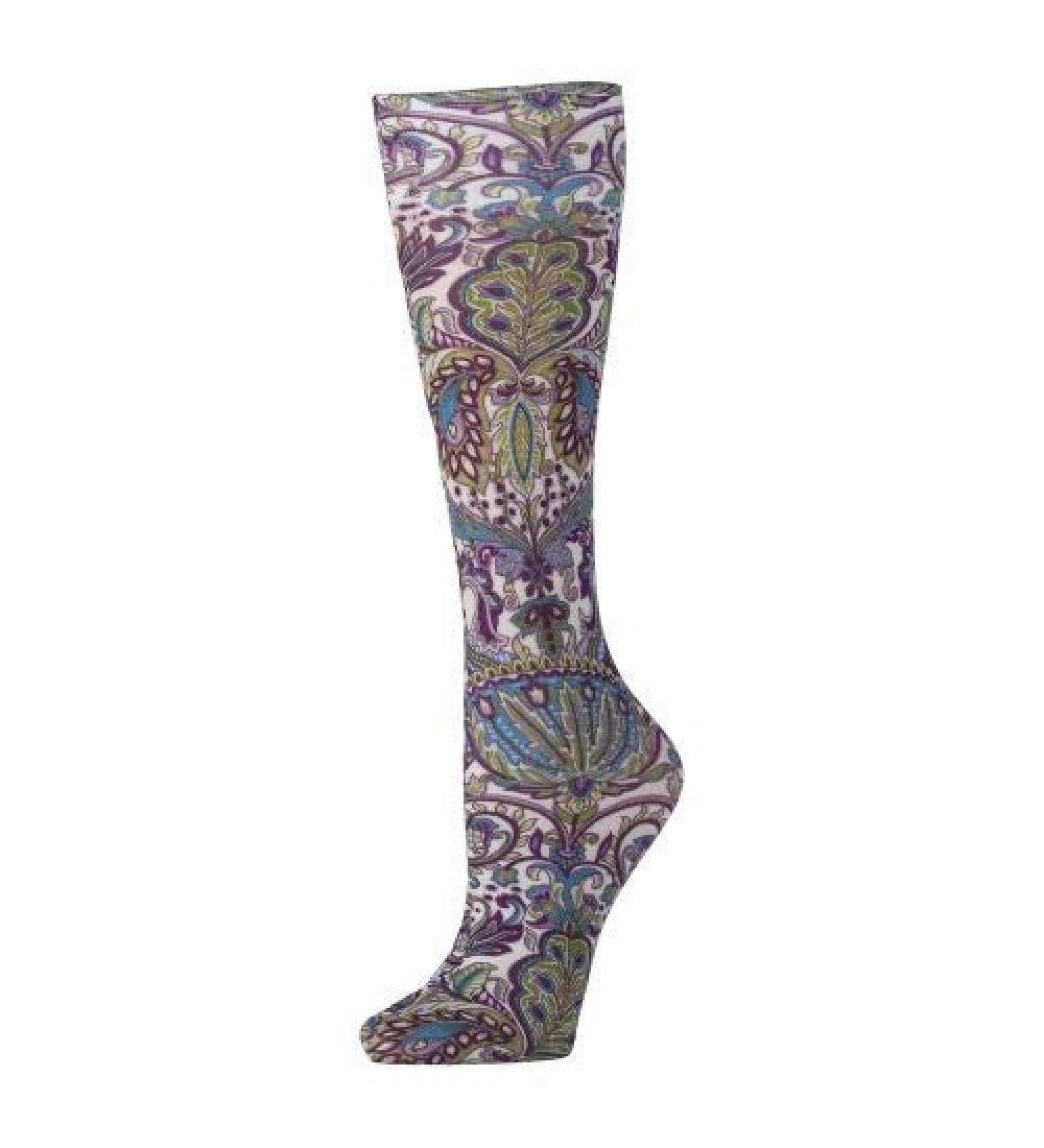 Red Moby Celeste-Stein-CMPS-2-2233 Womens 15-20 mmHg Compression Sock - Purple Versache