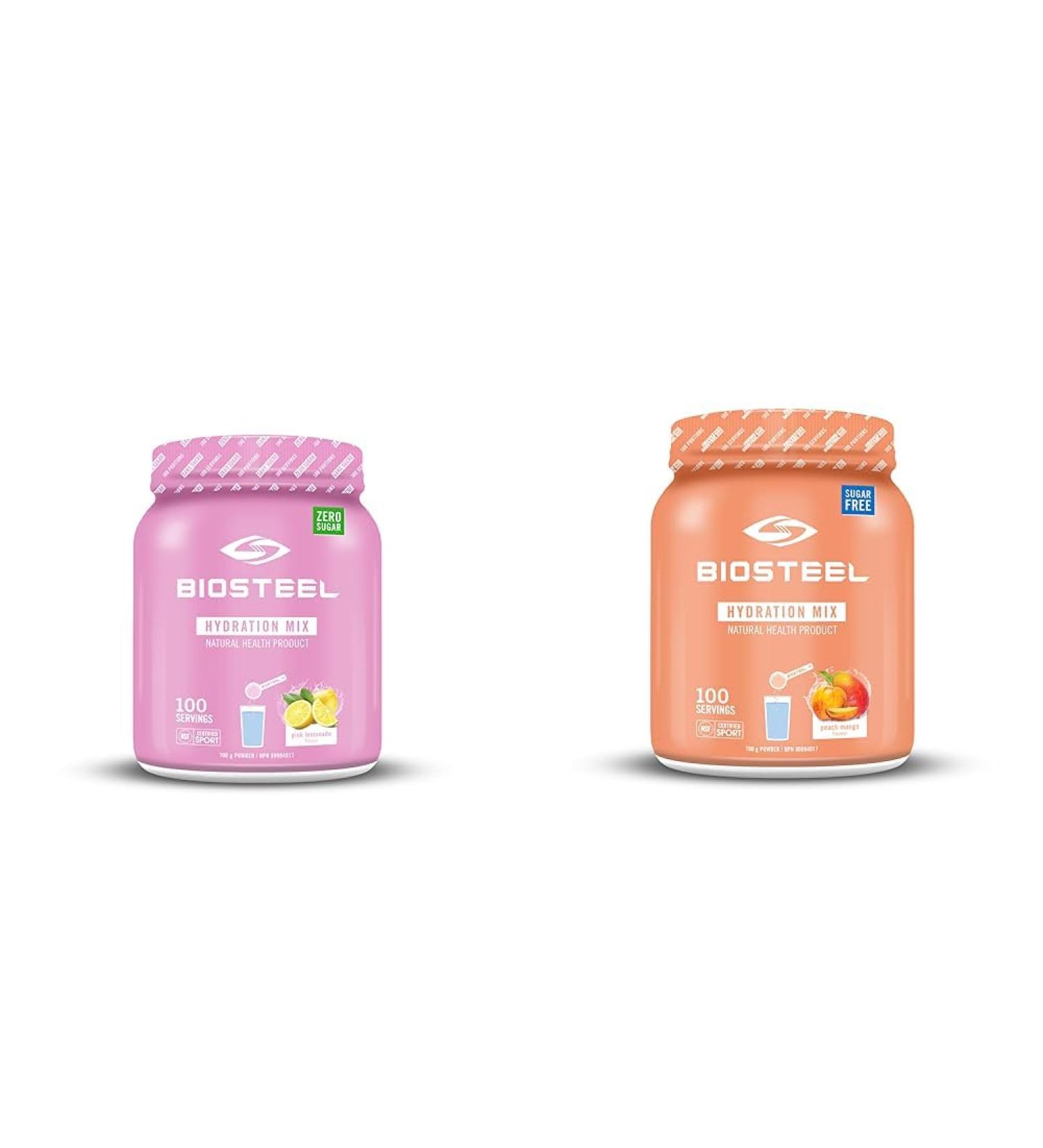 BioSteel Hydration Mix Great Tasting Hydration with No Artificial Flavours or Preservatives & Hydration Mix Great Tasting Hydration with Zero Sugar and No Artificial Flavours or Preservatives 2 Piece Set Hydration Mix+ Hydration Mix - Buy Online on GoSupps.com