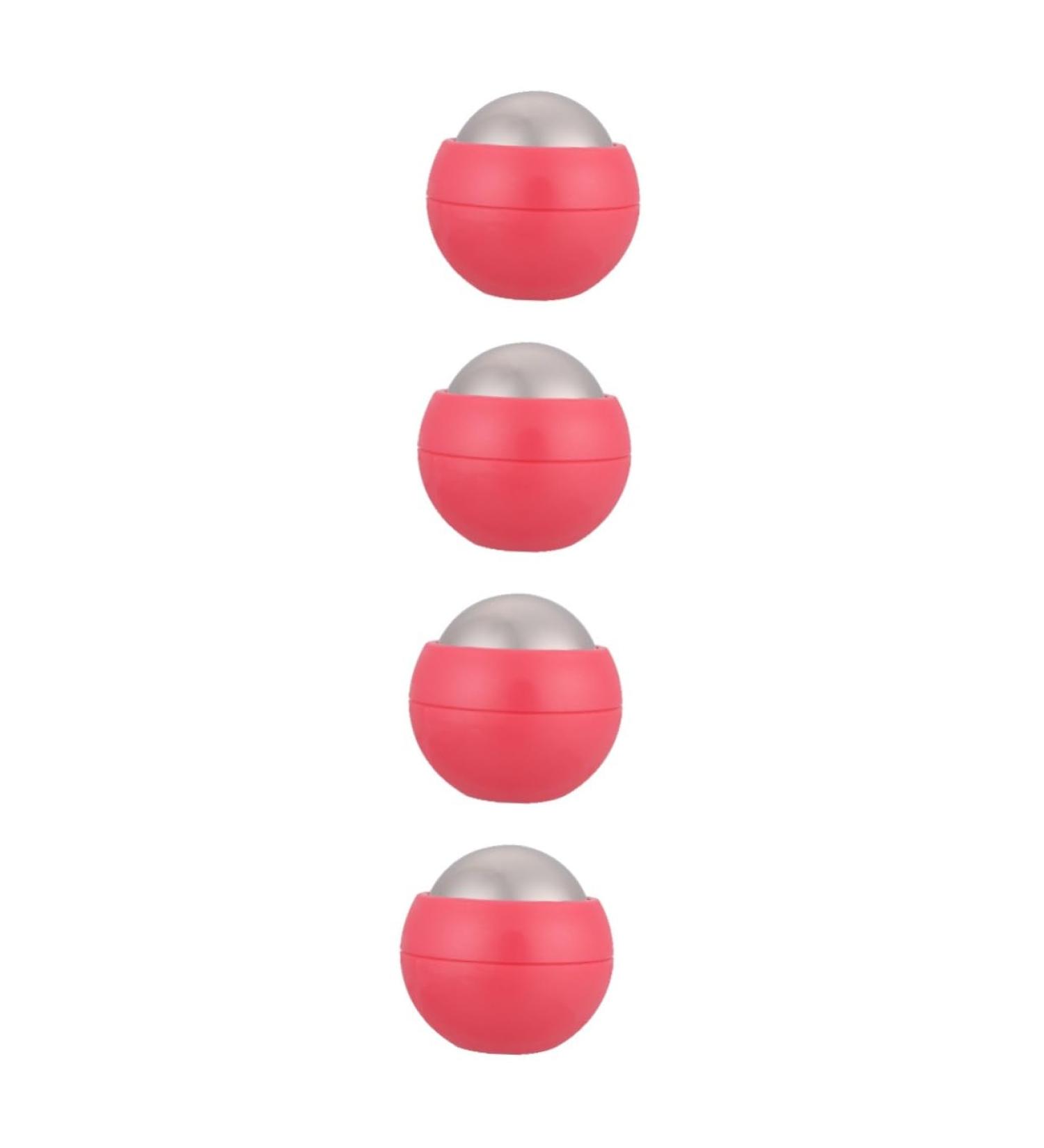 Healeved 4-Piece Stainless Steel Hand & Foot Massage Ball Set - Cold Roller & Manual Muscle Relief Devices for Fasciitis - Ideal for Home Use - Buy Online on GoSupps.com