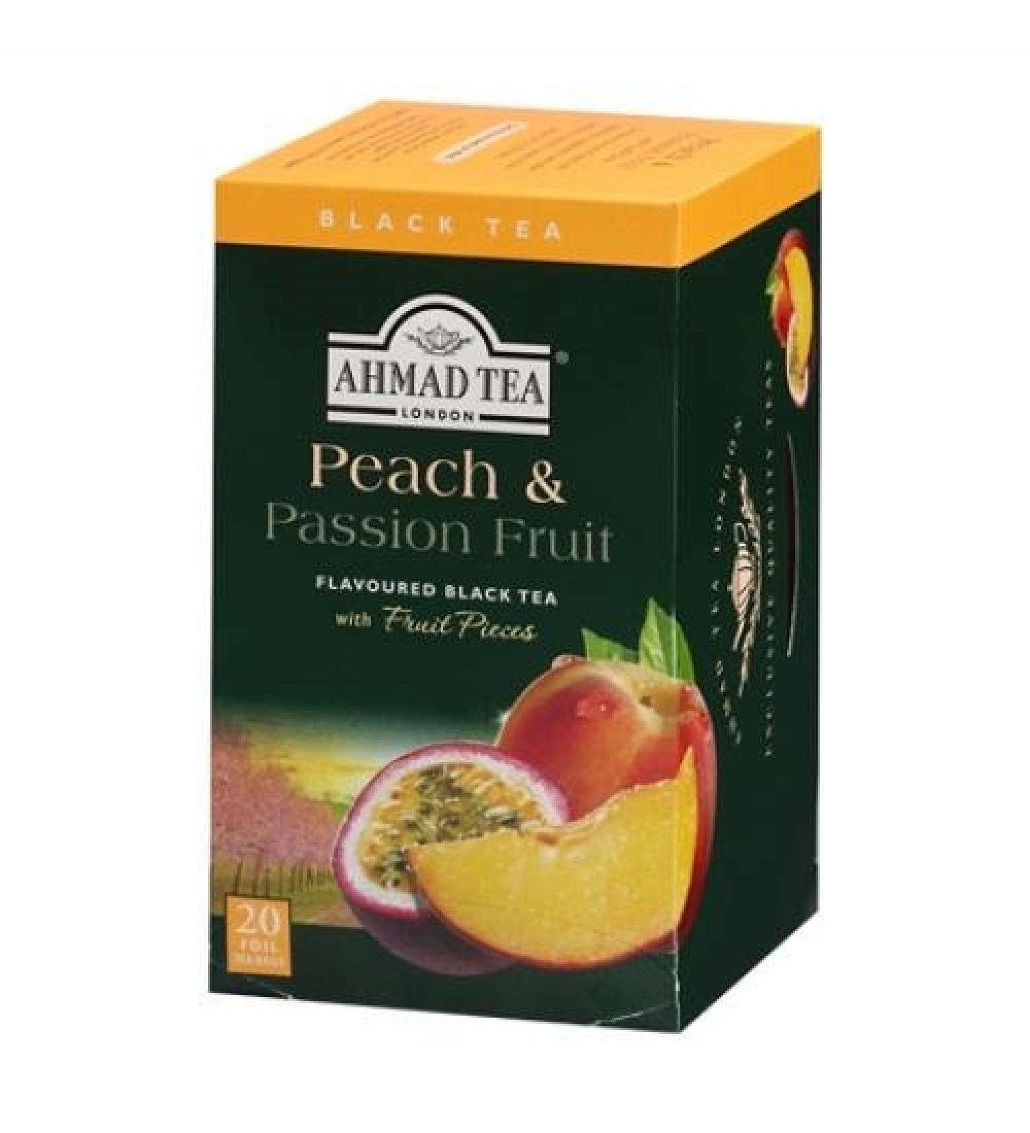 Ahmad Tea Ahmad Tea London - Ahmad Black Tea Peach Passion Fruit - Box of 20 tea bags