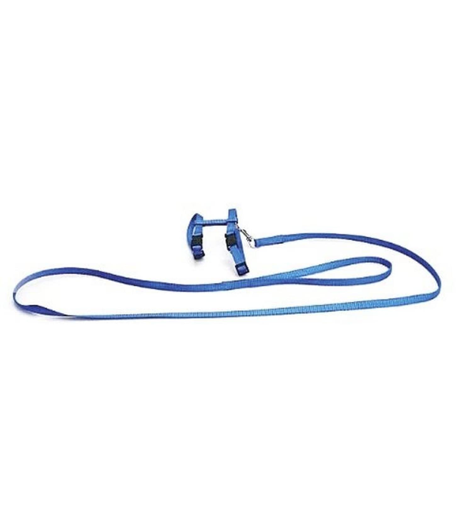 Karlie Art Sportiv Plus Rabbit Harness & Leash - Size L (140 cm x 10 mm) - Blue | International Shipping Available - Buy Online on GoSupps.com