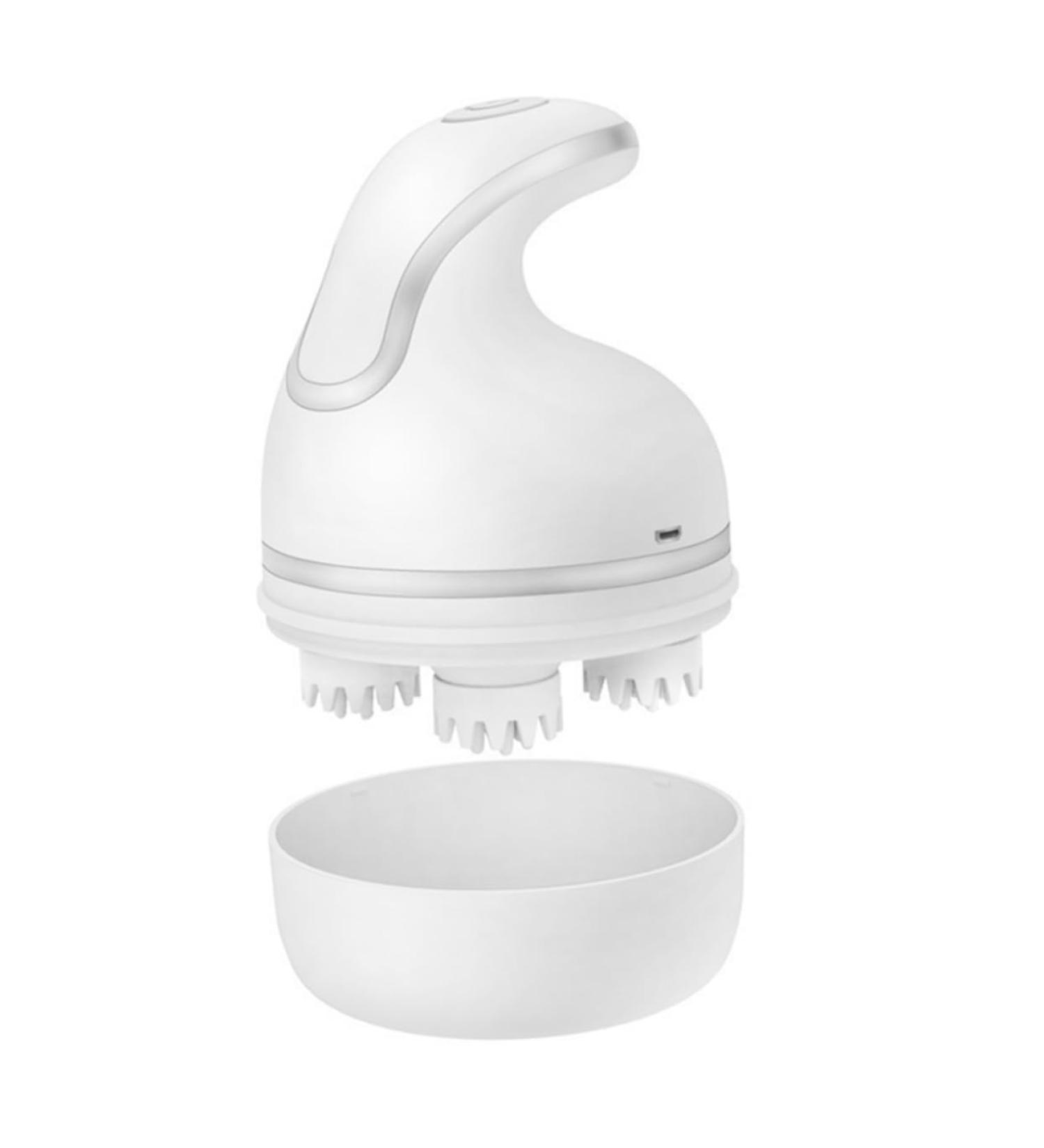 Frcolor Head Massager | Scalp Massage Device for Stress Relief & Physiotherapy - White - Buy Online on GoSupps.com