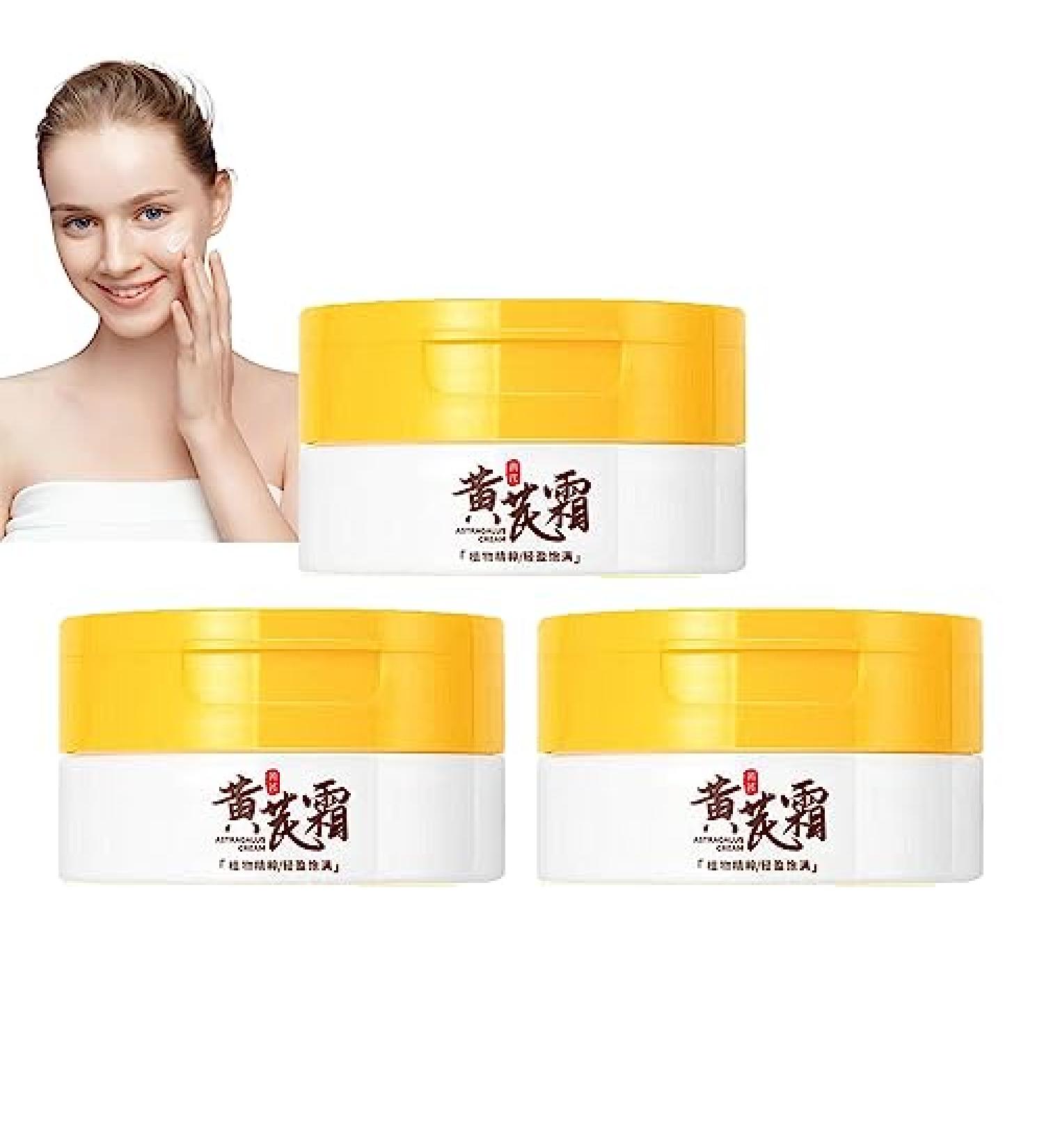 Emollient Astragalus Cream Skin Nourishing Astragalus Cream Moisturizes Skin and Tightens Light Lines and Delay Skin Aging (3PCS) - Buy Online on GoSupps.com