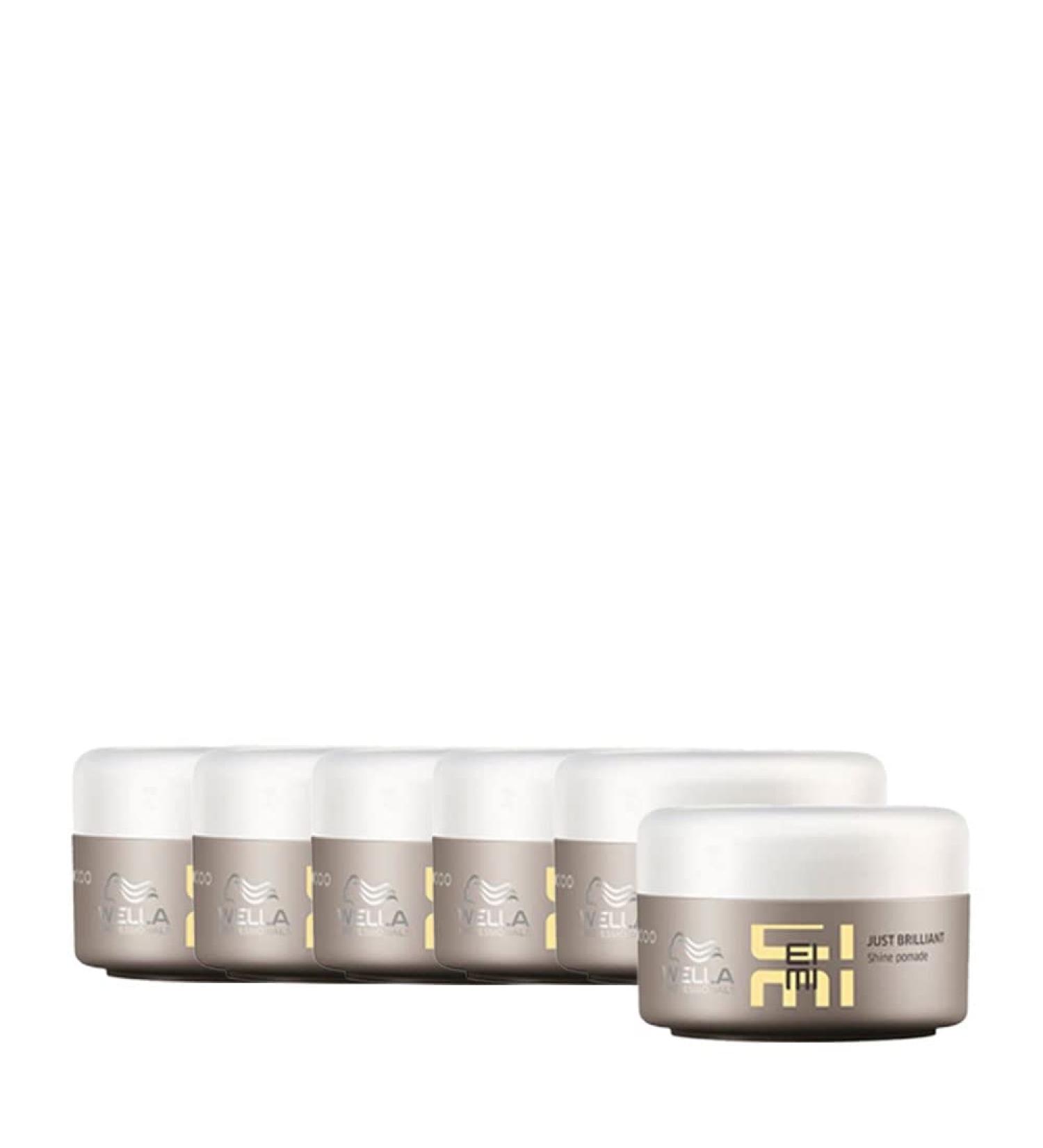 Wella EIMI Just Brilliant Shine Pomade 75ml X6 Unscented 75 ml (Pack of 6)