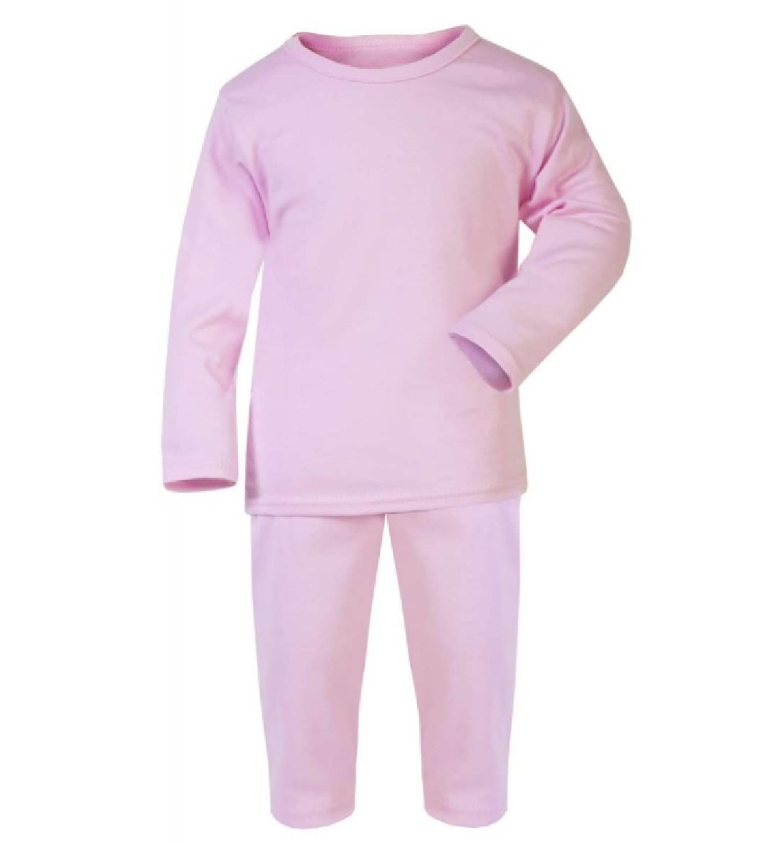 OnlyBee Baby Toddler 100% Cotton 2-Piece Pyjama Set - Pink (0-3 Months) - Buy Online on GoSupps.com