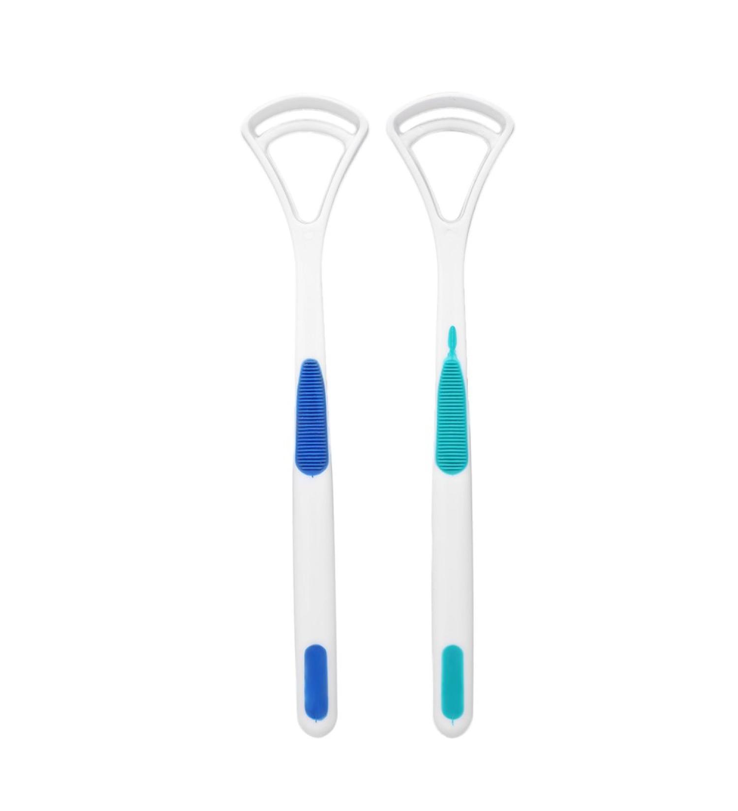 Benkeg Tongue Cleaner - 2 Piece Oral Hygiene Brush for Fresh Breath & Effective Tongue Cleaning - Buy Online on GoSupps.com
