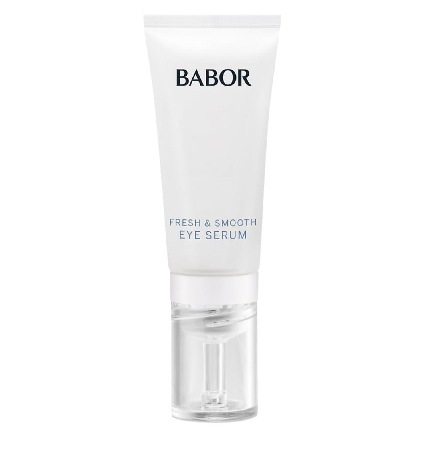 Babor Fresh & Smooth Eye Serum 15ml | Hyaluronic Acid & Aloe Vera for Intense Hydration | Smooth & Lift Eye Area - Buy Online on GoSupps.com