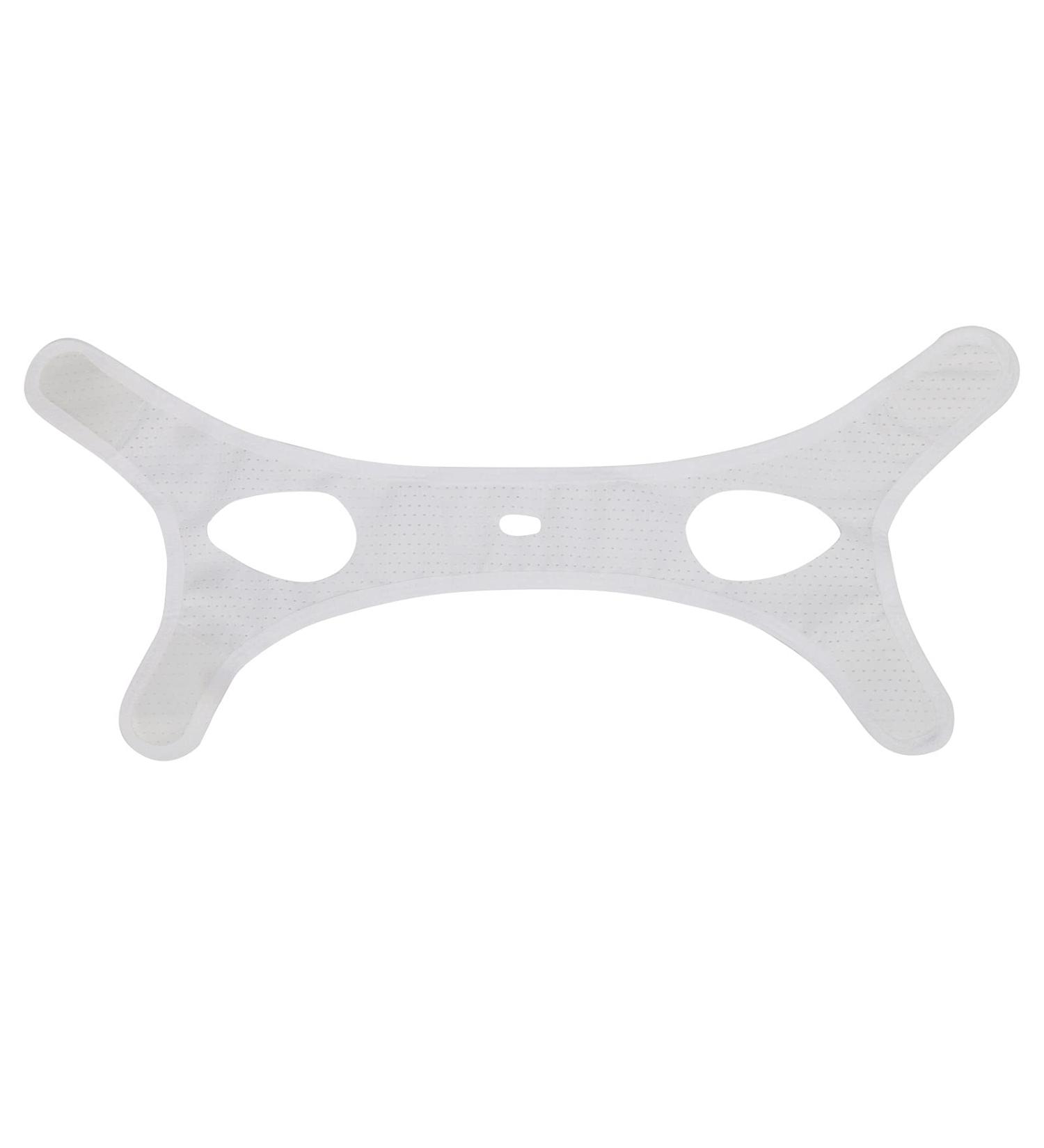 VGEBY Anti Snoring Mesh Chin Strap | Breathable Jaw Support Belt for Men & Women - Unisex Snore Solution (White - Buy Online on GoSupps.com
