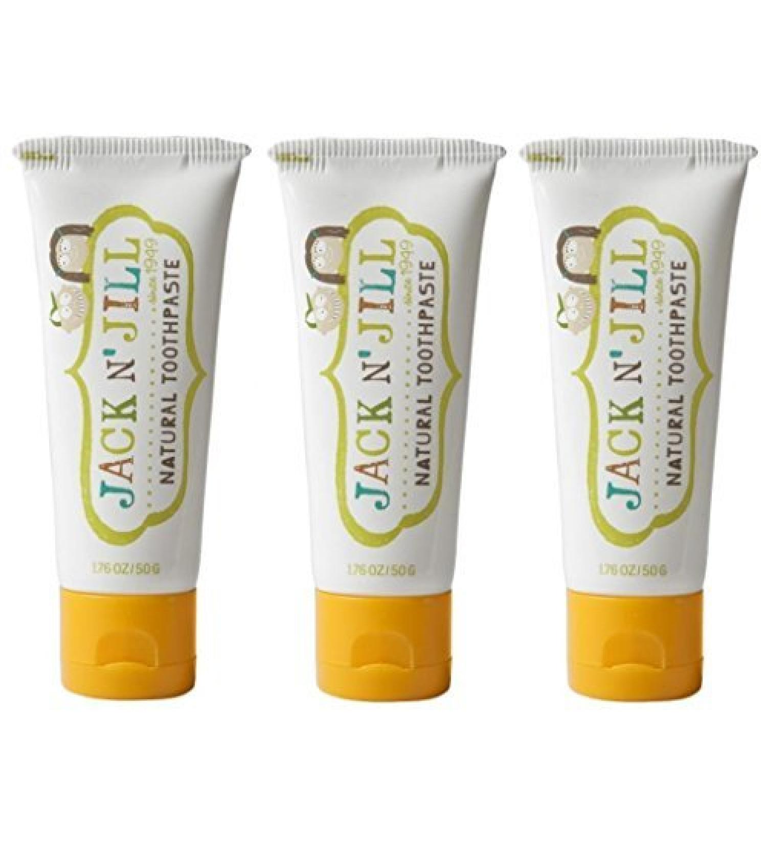 Jack N' Jill Natural Toothpaste Organic 50g Set of 3 - Banana by Jack N' Jill