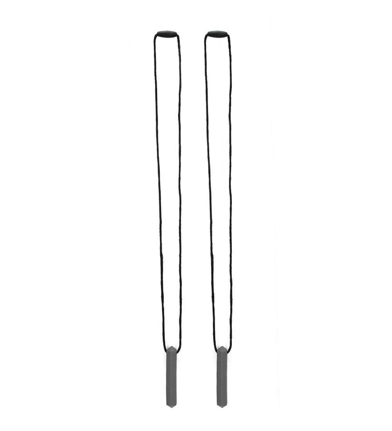 Buy 2 Pieces Baby Bite Ring Toy - Sensory Chew Necklace Food-Grade Silicone High-Temperature Resistant Perfect for Boys & Girls (Gray) - Safe Teething Solution - Buy Online on GoSupps.com