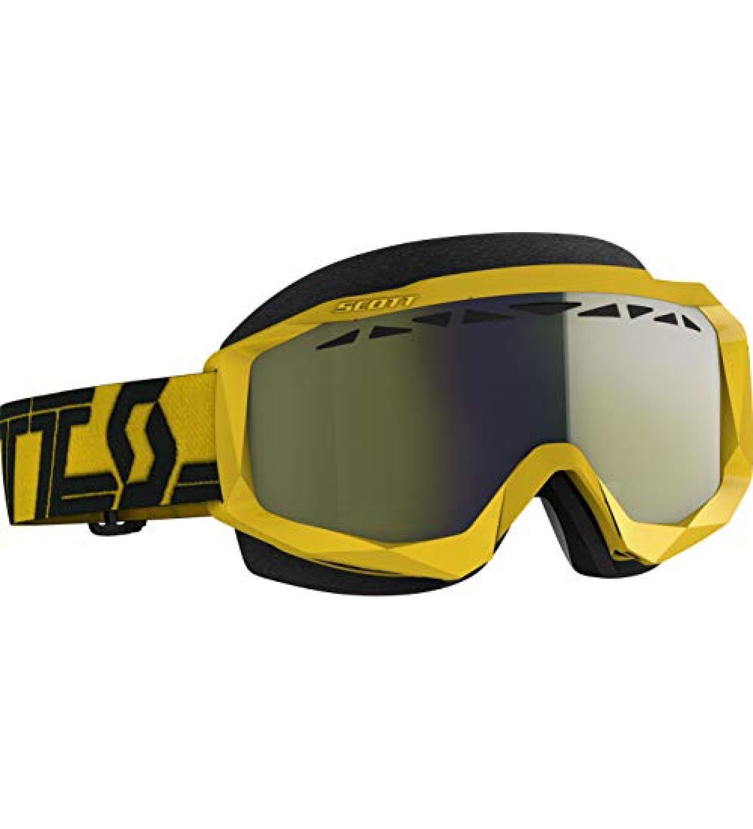 Scott USA Hustle X Snowcross Goggles OSFM Yellow/Black