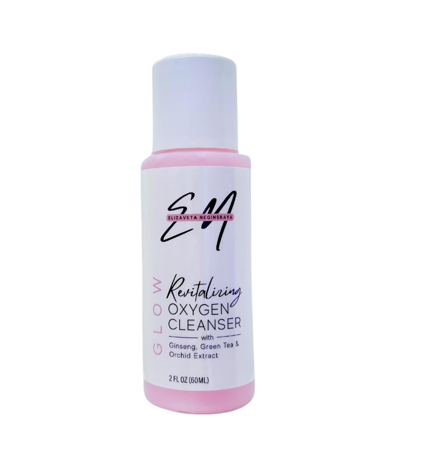 EN Signature Glow Revitalizing Oxygen Cleanser Travel Size with Ginseng Green Tea & Orchid Extract