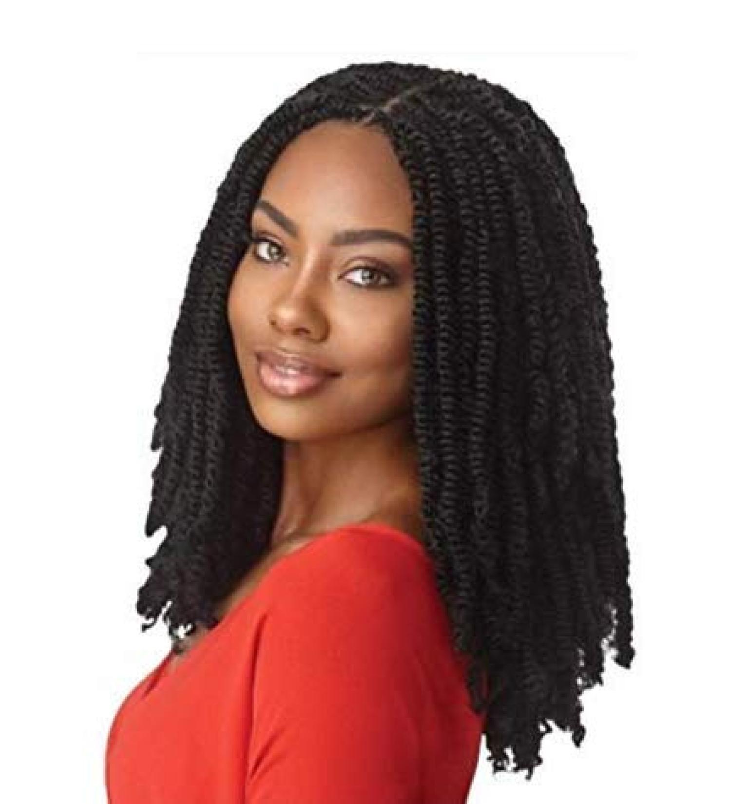 Outre Synthetic X PRESSION TWISTED UP SPRINGY AFRO TWIST 24 (2-Pack 1B) - 24 Inch - Buy Online on GoSupps.com