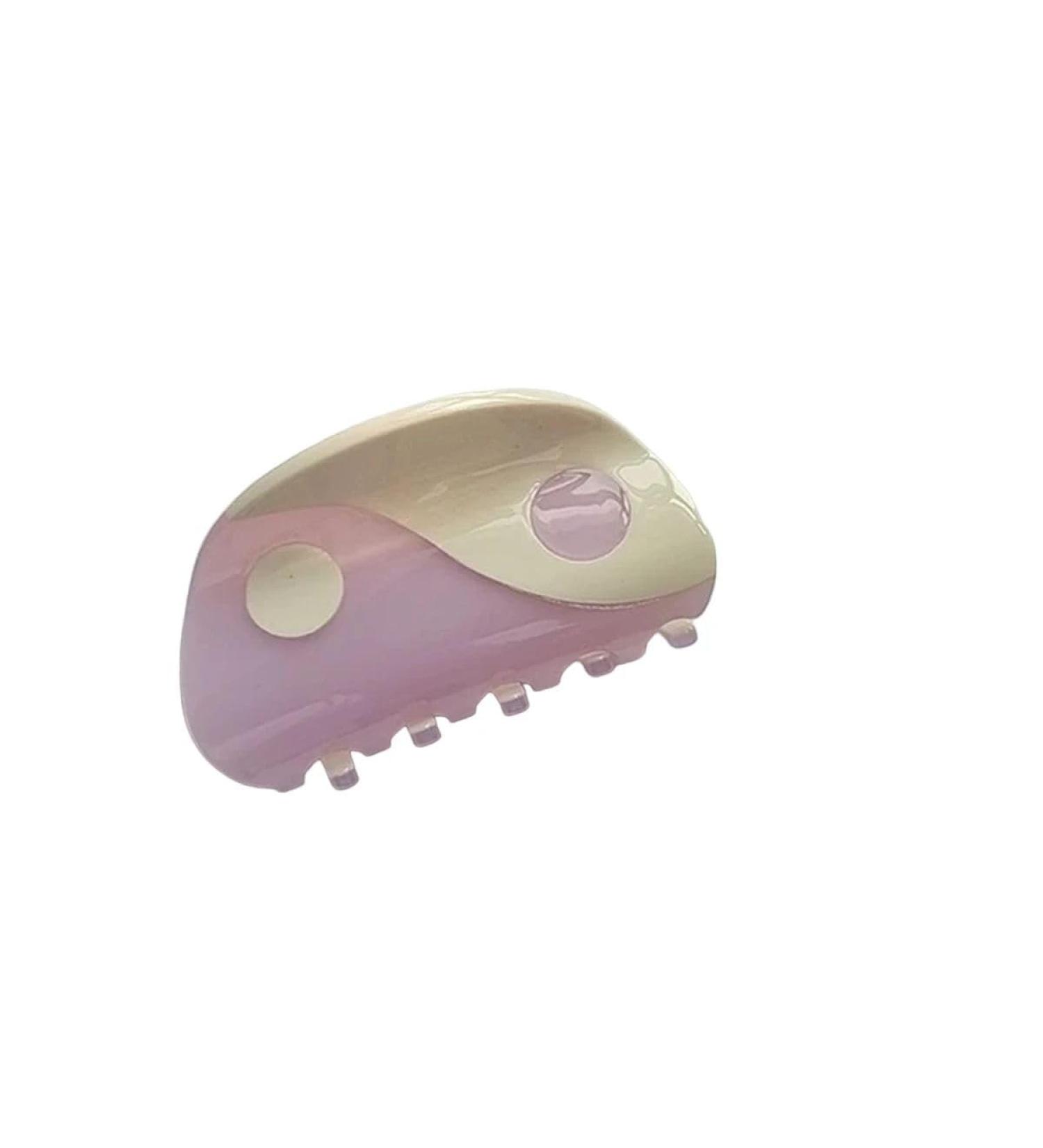 New 2025 New Yin Yang Hair Claws Geometric Acetate Semicircle Colorful Crab Claw Barrette Hair Accessories Jewelry Fashion Accessories Creative Gift - Buy Online on GoSupps.com