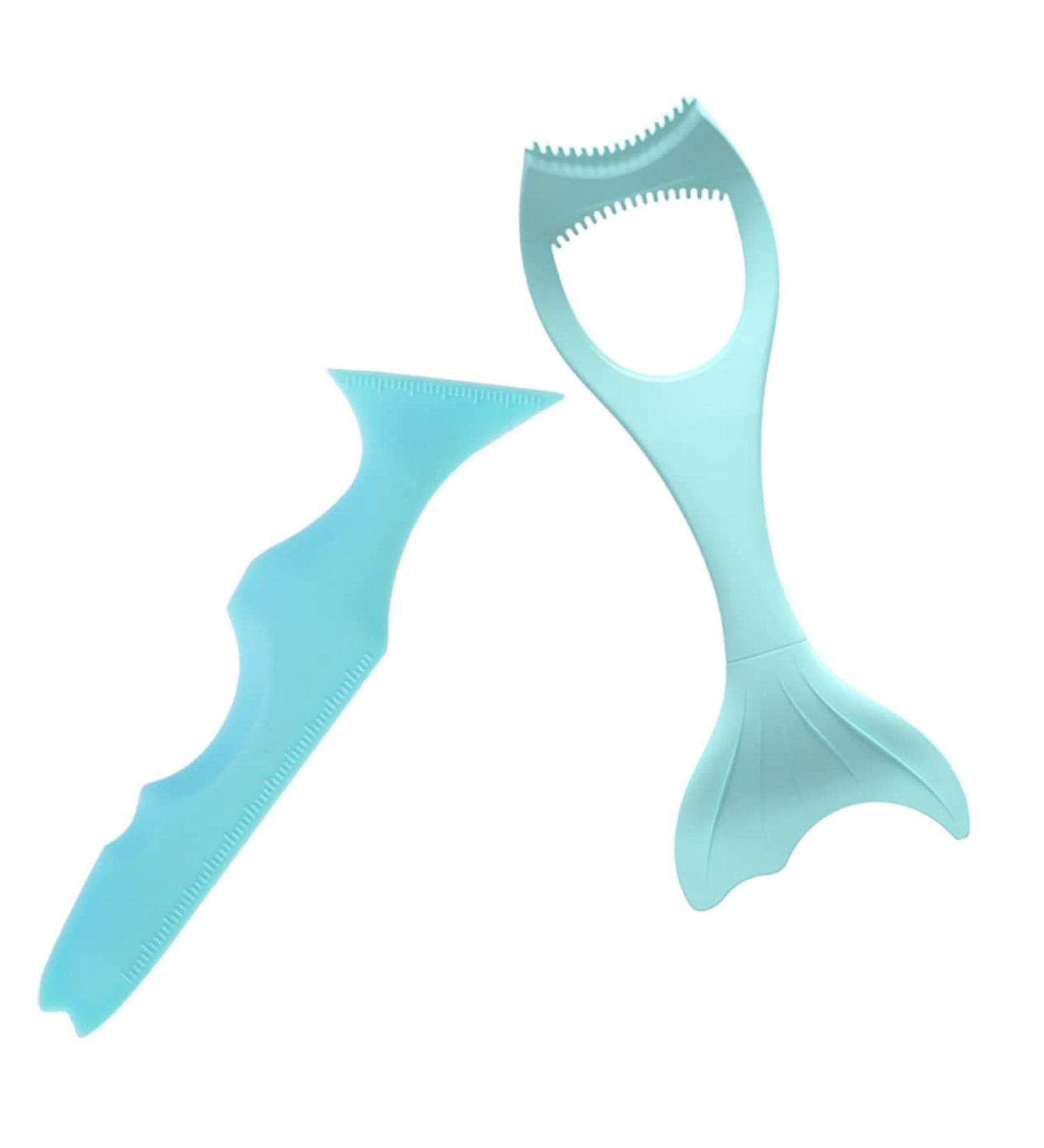 FOMIYES 2pcs Heated Lash Curler Eyeshadow Eyeliner Stencils Makeup Mascara Women Make up Tools Ruler Eyelash - Buy Online on GoSupps.com