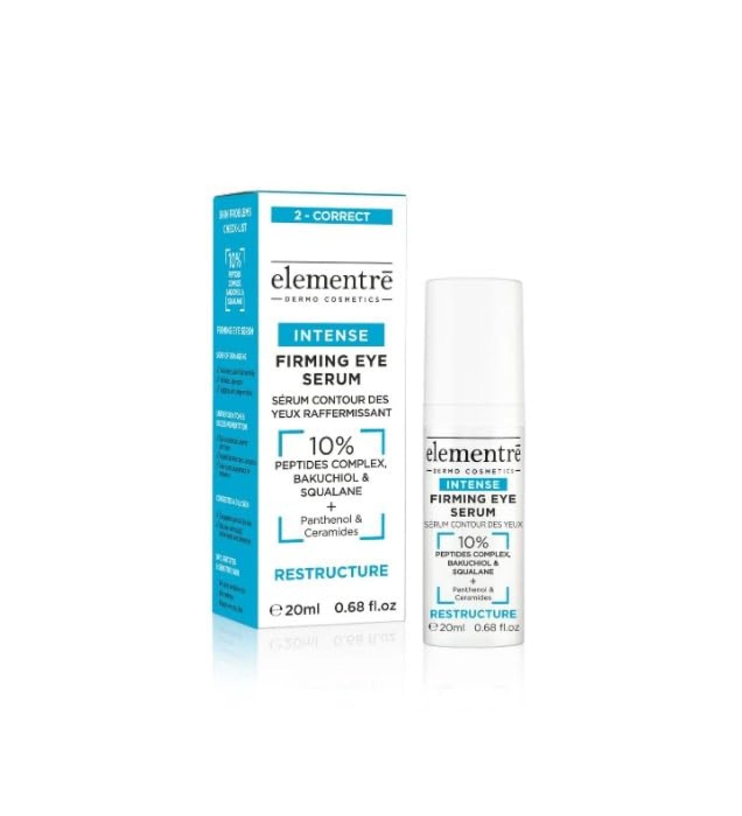 Elementre S rum pour les yeux 10 % PEPTIDES BAKUCHIOL SQUALANE 20 ml