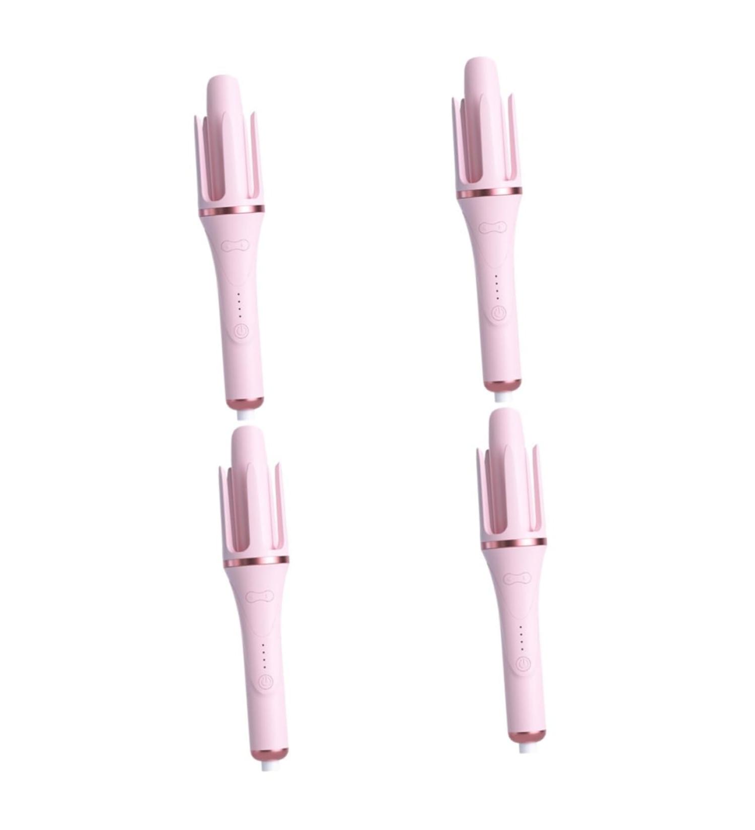 NOLITOY 4pcs Fully Automatic Hair Curling Iron Hair Curler Straightener Hair Tool Electric Abs Pink 32.50X5.50X5.50CMx4pcs Pinkx4pcs - Buy Online on GoSupps.com