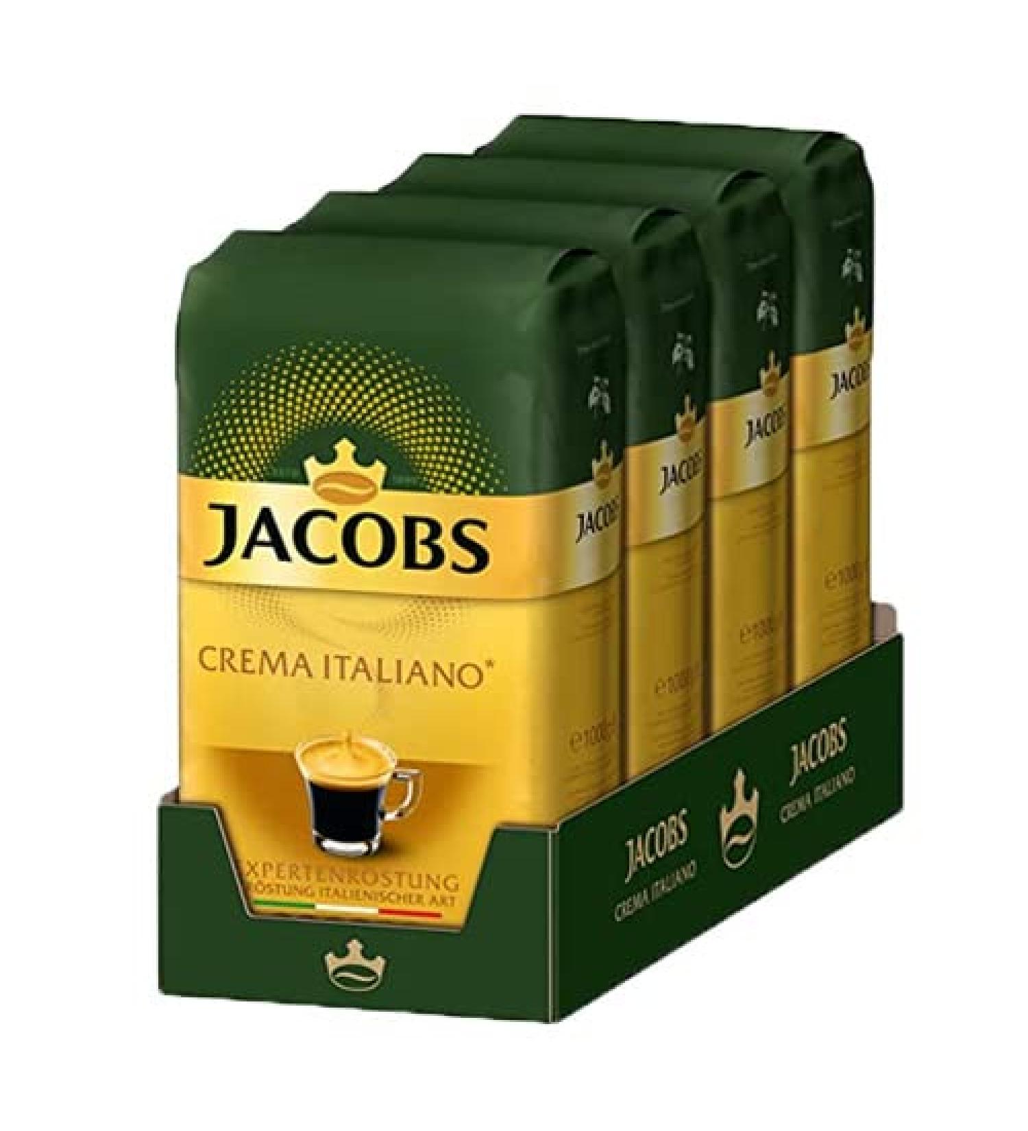Jacobs - Expertenr stung Crema Italiano Beans- 4x 1 kg