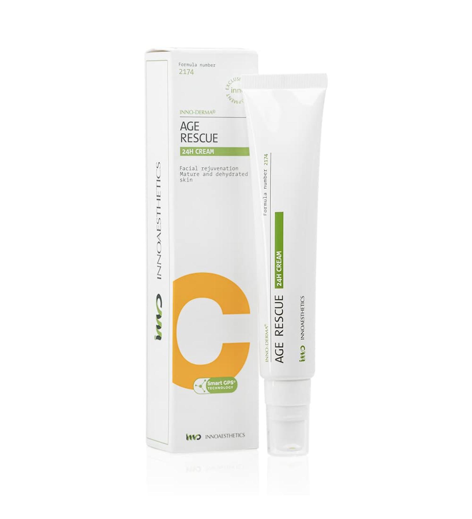 INNOAESTHETICS AGE RESCUE 24H CREAM (2% Retinol Lactobionic Acid Glycolic Acid Mandelic Acid Lactic Acid)