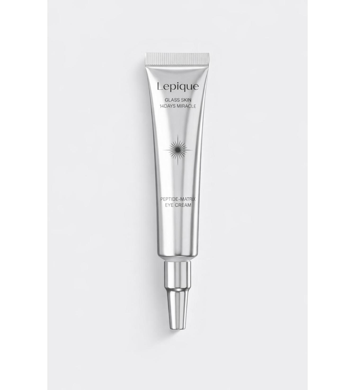 Lepique Peptide-Matrix Eye Cream Structural Firming and Lifting with Matrixyl 3000 Ginseng TECA Centella for Wrinkles Pores Crow s Feet Dark Circles Korean Anti-Aging Skincare 0.5 oz