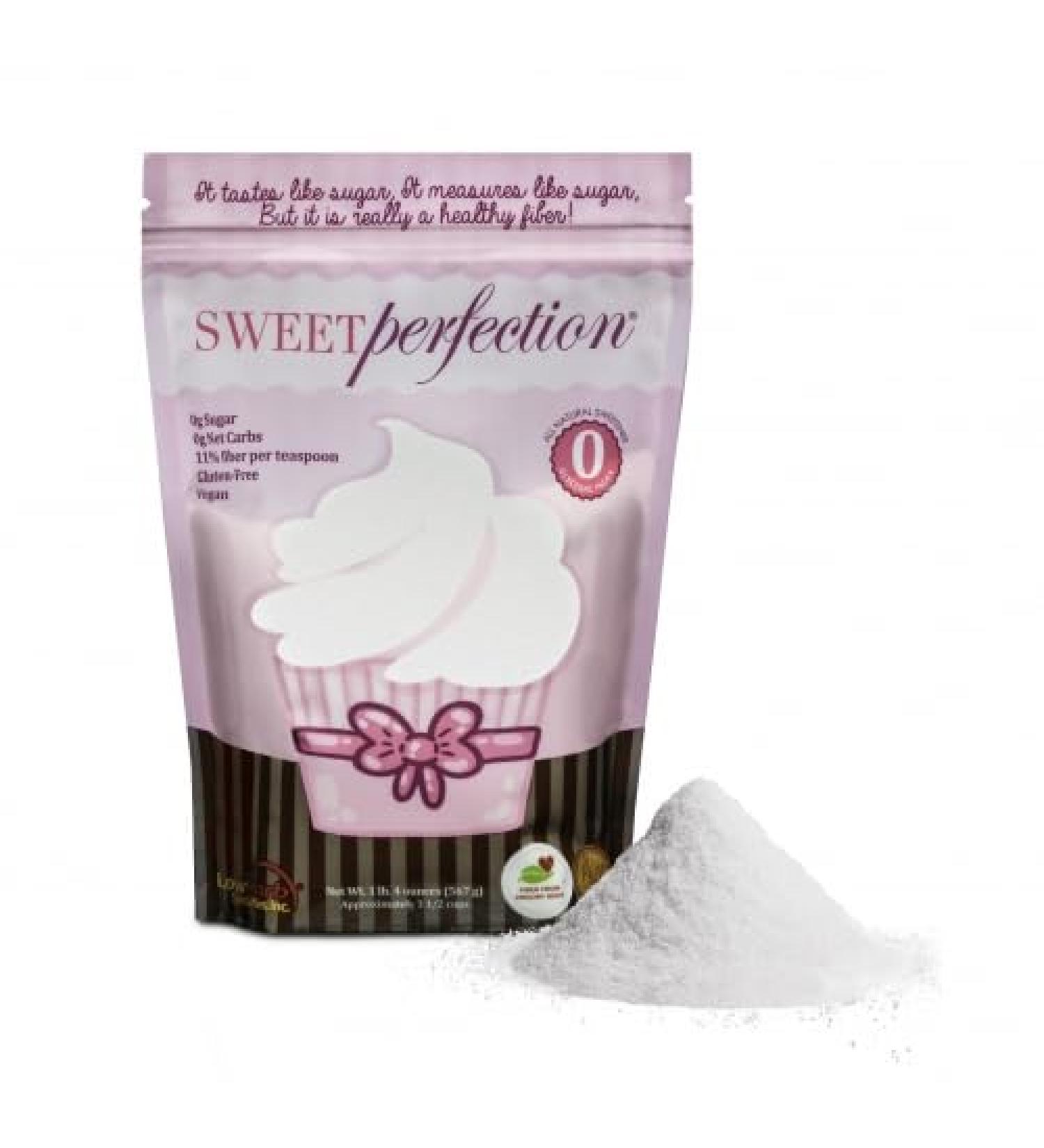 ChocoPerfection SweetPerfection Natural Sugar-Free Keto-Friendly Sweetener with Zero Glycemic Index Non-GMO Ingredients Low-Carb Ideal for Keto Valentine s Day Gifts Baking Beverages 20 oz