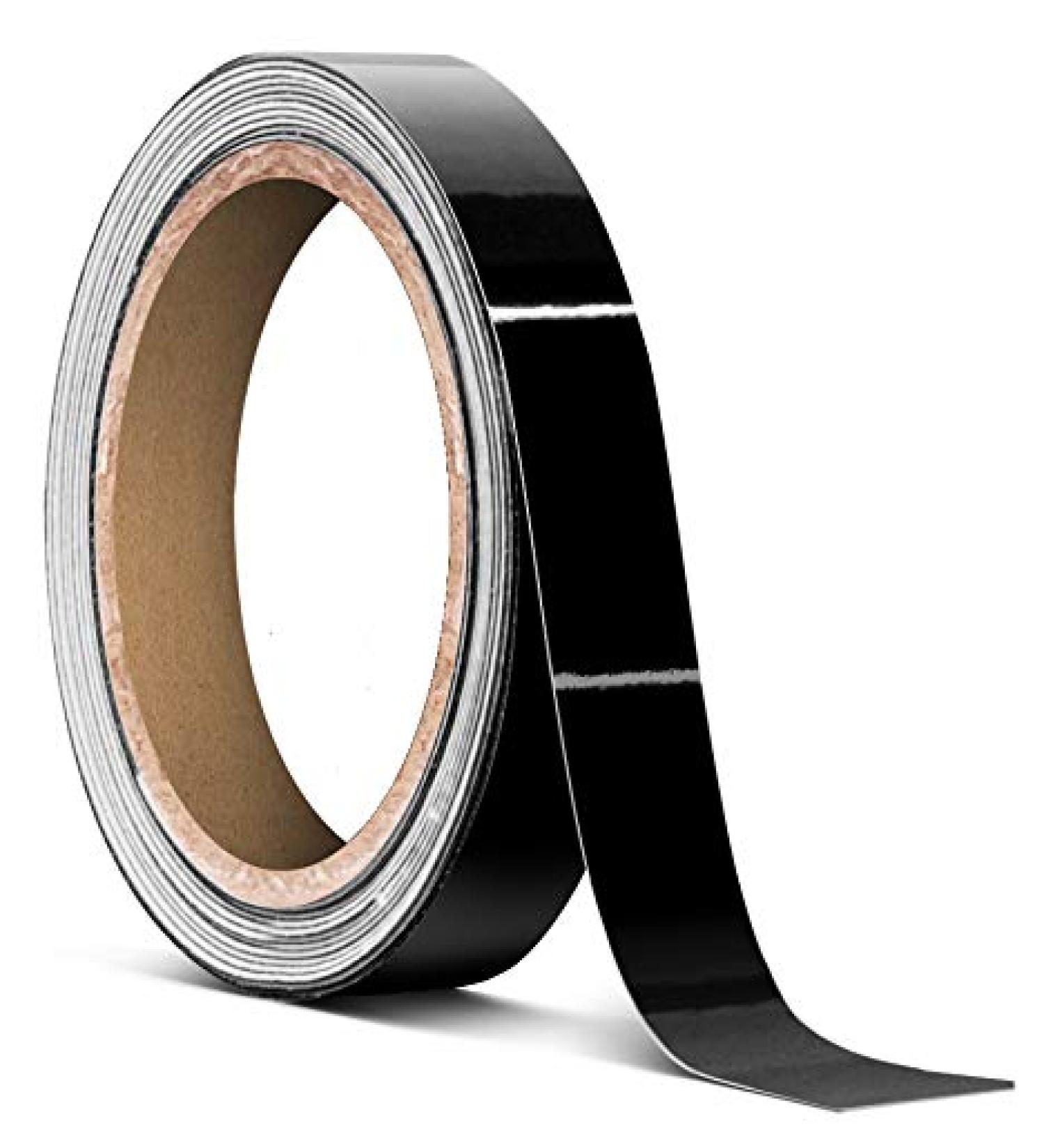 VViViD Gloss Black Adhesive Vinyl Tape Roll - 1/2 x 20ft | Air-Release Technology - Buy Online on GoSupps.com