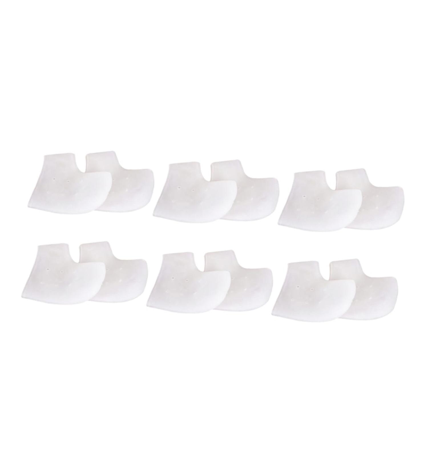 Healeved 6 Pairs Silicone Ankle Cover Heel Protectors Shoe Pads Shoe Mats Heel Protective Sleeve Gel Ankle Protectors Silicone Heel Guard Silicone Gel Insole Moisturizing White Sock - Buy Online on GoSupps.com