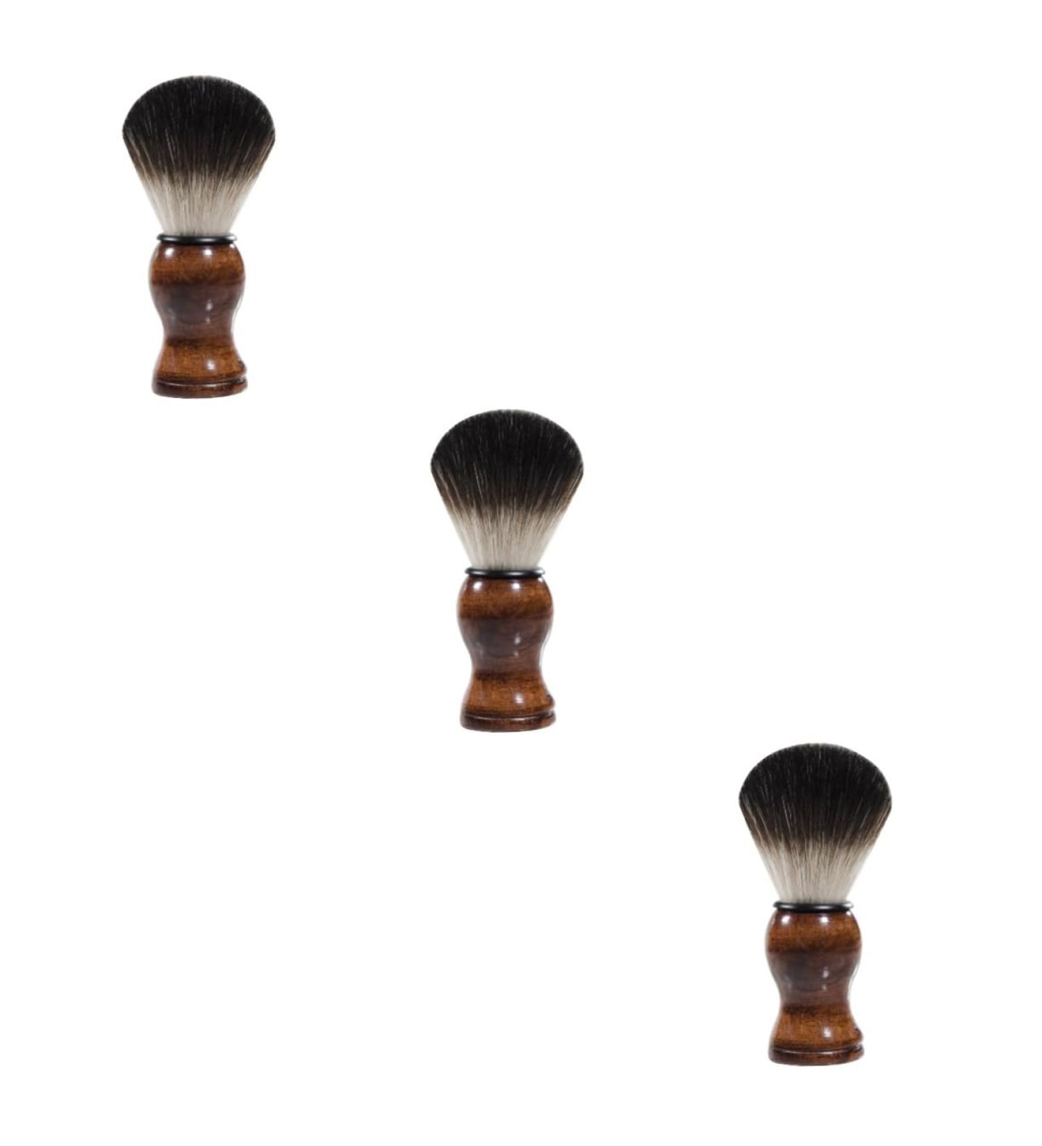 Beaupretty 3-in-1 Beard Cleaning Brush - Nagel-Charms for Men - Soft Styling Beard Hair Tools - Holzern Razor Brushes - Buy Online on GoSupps.com