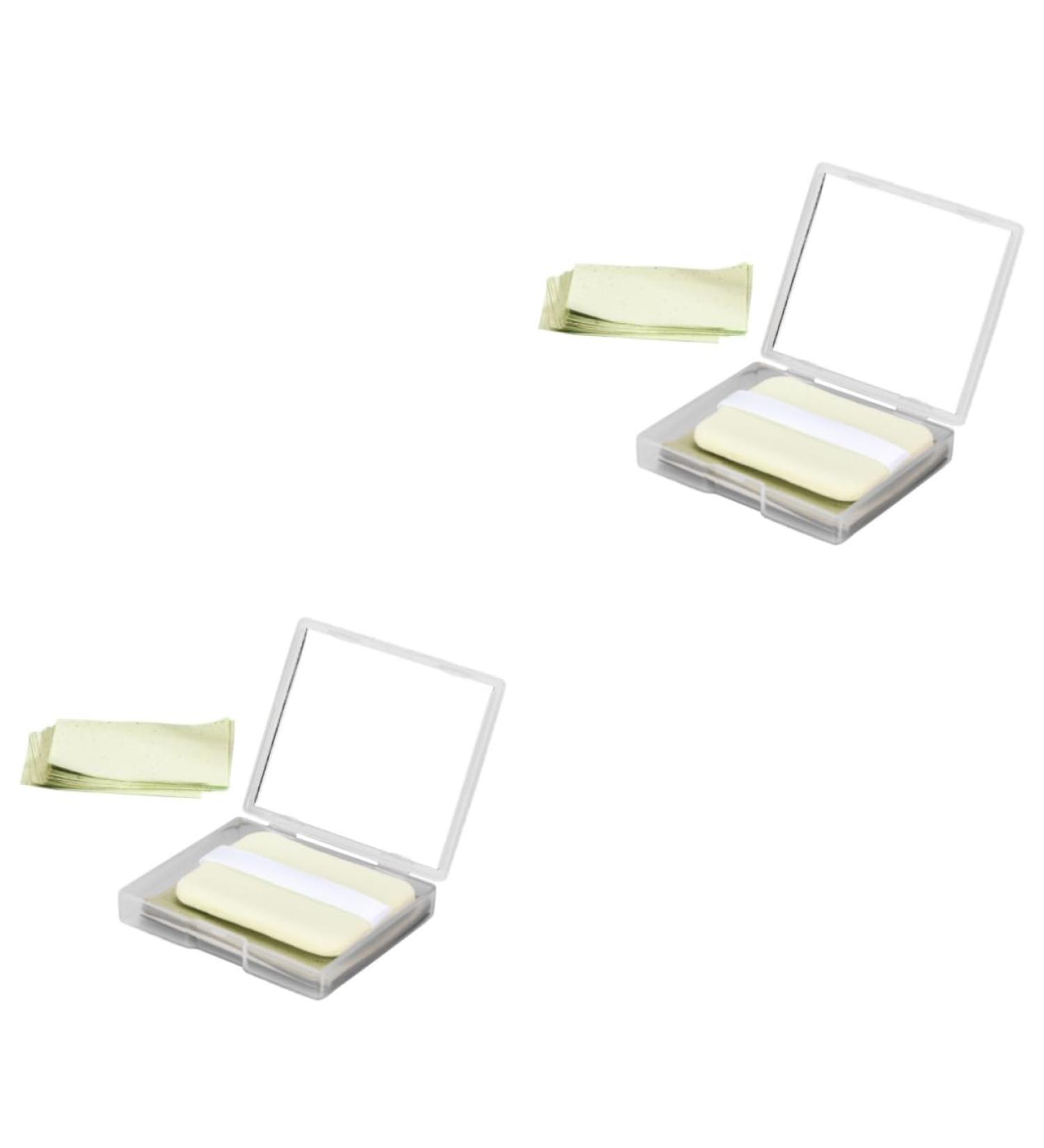 Beavorty 2 Sets Oil Blotting Paper Face Blotting Paper Face Cleaning Oil Paper Oil Absorbing Roller Oil Control Papers Oil Absorbing Tools Oil Absorbing Sheet Paper - Buy Online on GoSupps.com