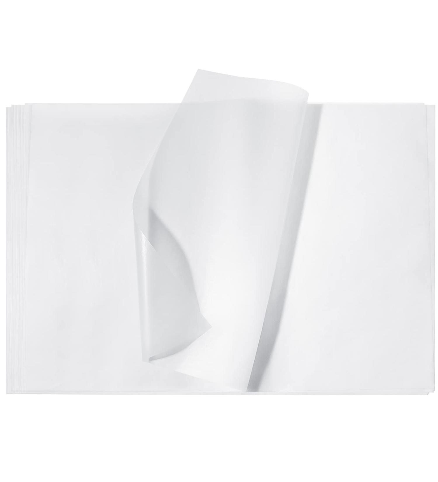 120 Sheets Deli Paper Sheets Transparent Paper Translucent Clear Paper Tracing Paper for Drawing Wax Paper Printing Sketching Calligraphy Pencil Ink Markers  White (9 x 13 Inch) 9 x 13 Inches - Buy Online on GoSupps.com