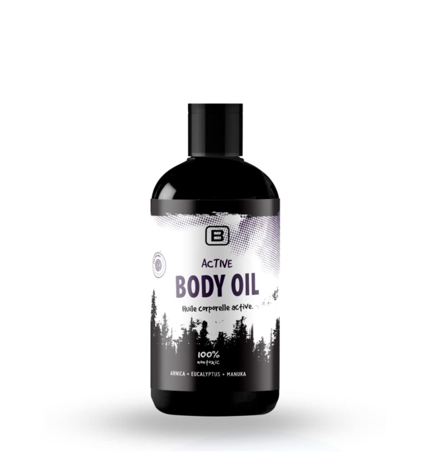 Active Body Oil | Organic Cruelty-Free & Vegan | CertClean Certified | Toxin-Free Sport & Massage Therapy | Warming & Relaxing for Joints and Muscles - Buy Online on GoSupps.com