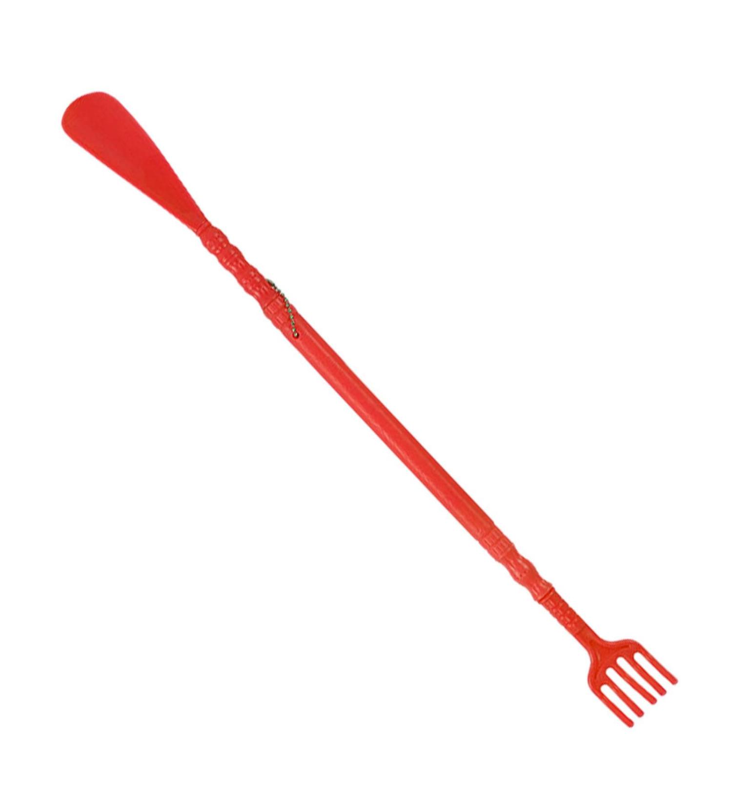 Back Scratch Shoe Open - Long Handle Itching Relief Claw for Men & Women - Portable Red Back Scratcher - Buy Online on GoSupps.com