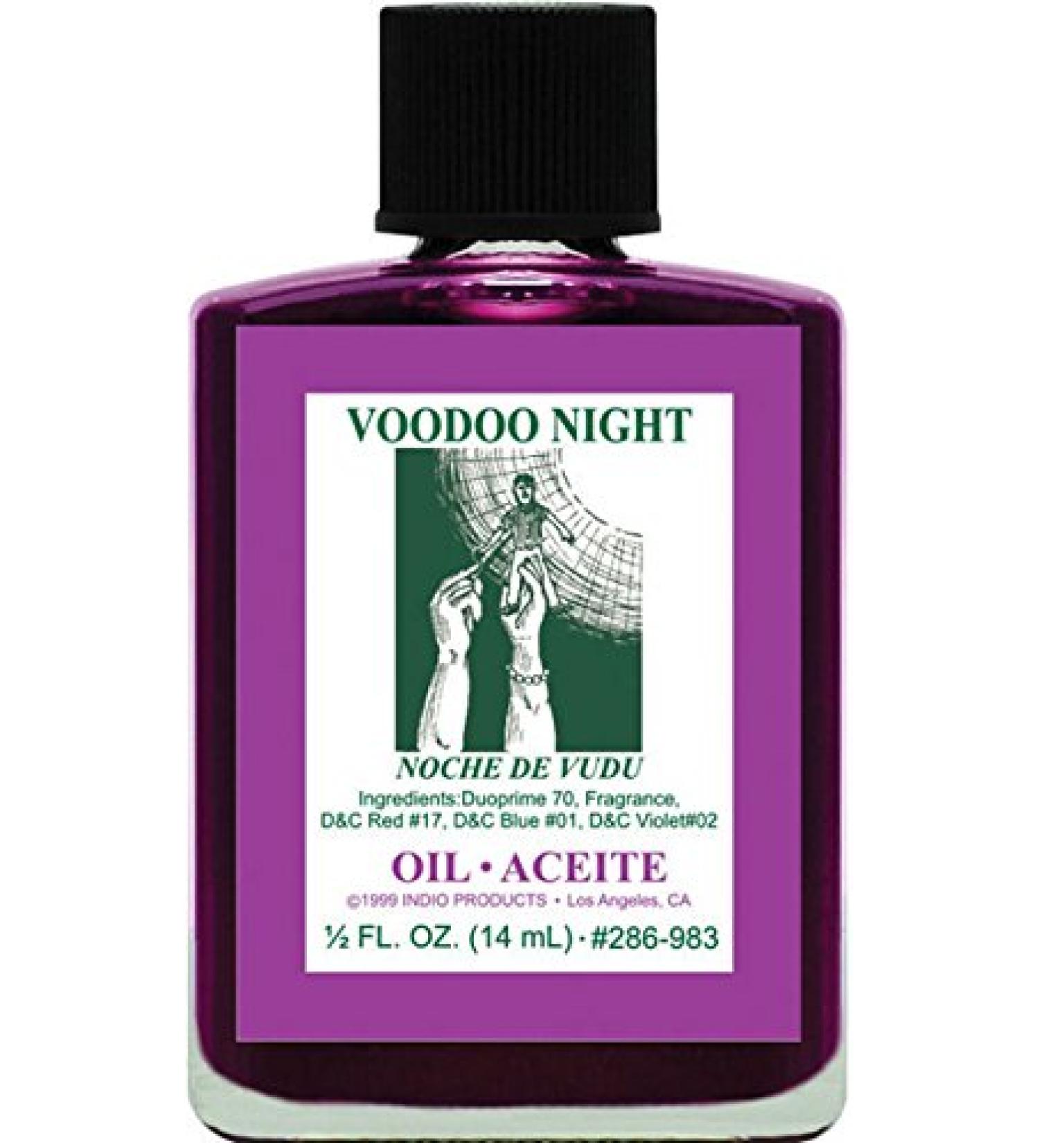 (3Pack) Indio Products Spiritual Anointing Oil- Voodoo Night 1/2oz
