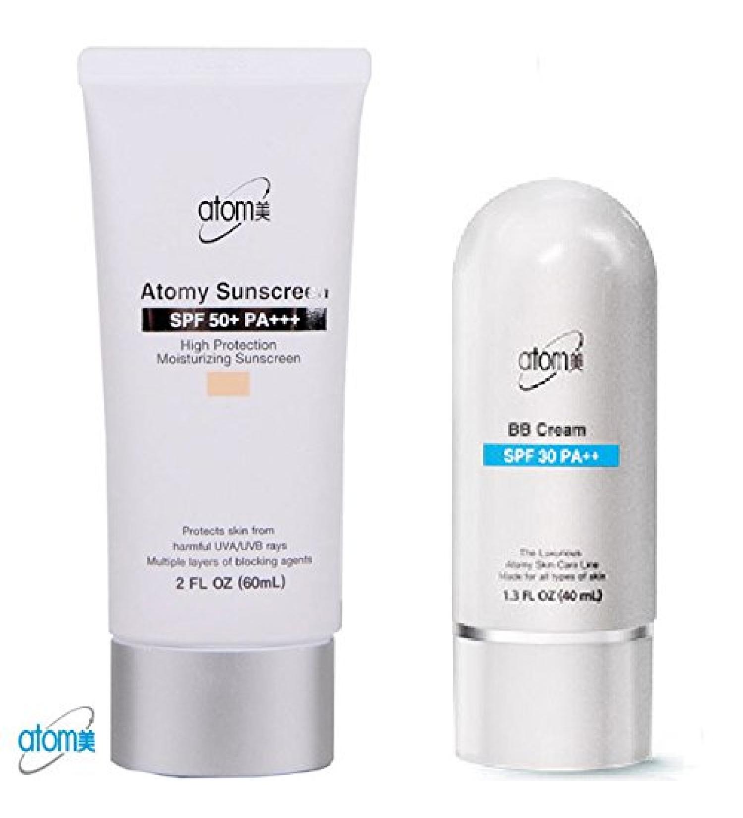 Atomy BB Cream Beige + Sunscreen 2 Pcs 1 Set