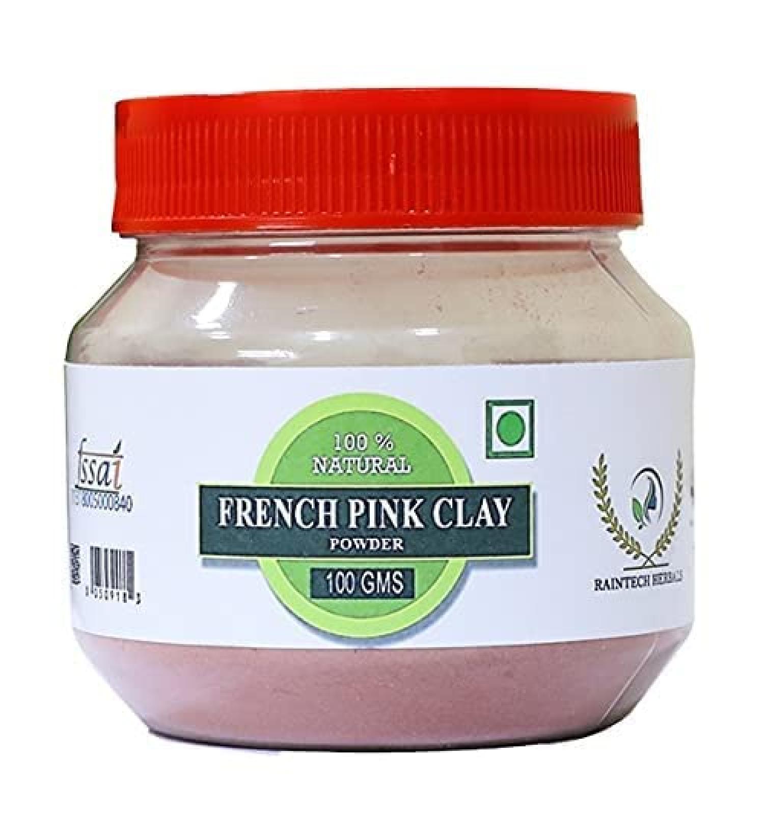 ORGANIZE Raintech Herbalss French Pink Clay Powder 100gm