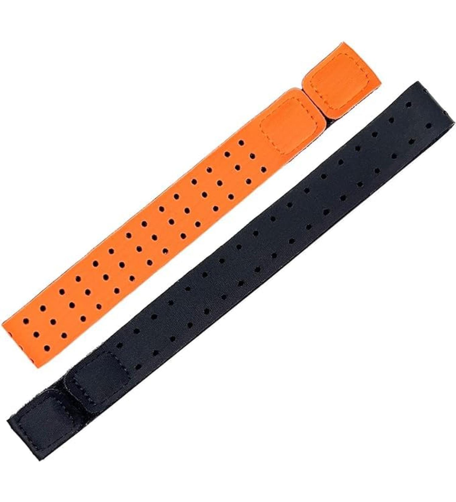 Fitspur Replacement Heart Rate Bracelet - Adjustable OTF & Orange Theory Fitness Compatible - Soft Comfortable Design (Orange) - Buy Online on GoSupps.com