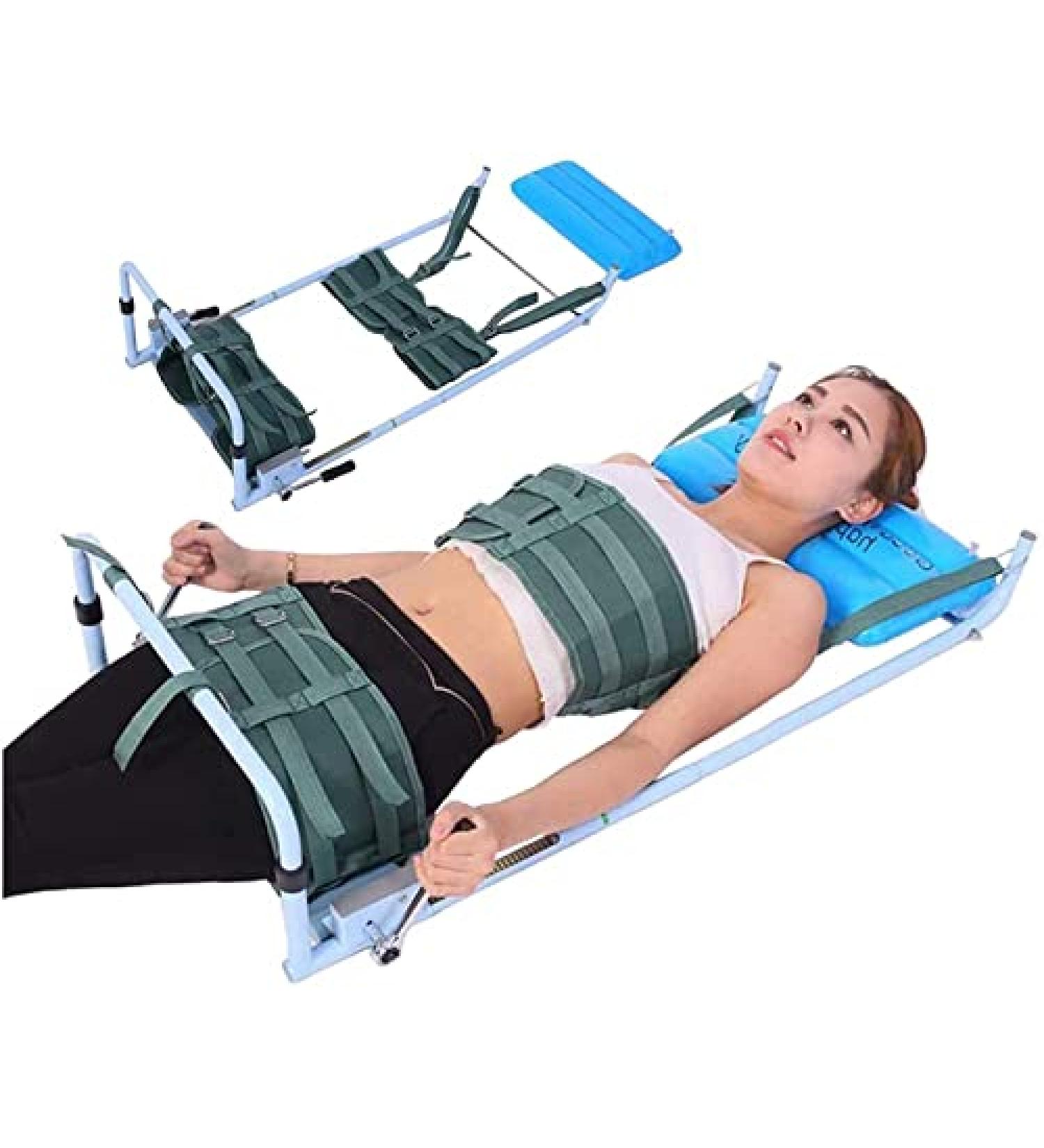 Back Traction Bed Cervical Spine Extension Stretcher Device with Inflatable Pillow Cervical Spine Traction Device for Relieve Cervical Fatigue and Back Pain - Buy Online on GoSupps.com