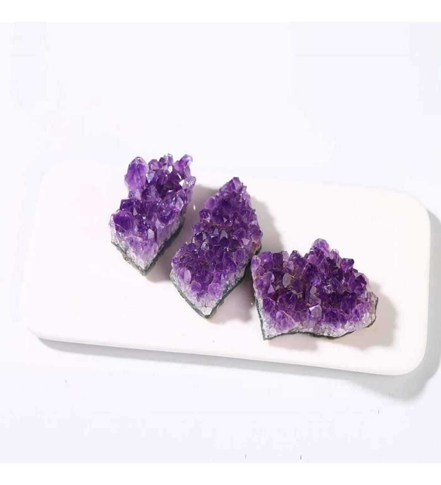 Natural Quartz Amethyst Cluster Stones Specimen Home Decoration Crafts Purple Crystal Sample 1Pcs Crystsl Cluster 30-40g Home Goods (Color : Crystsl Cluster Size : 40-50g) 40-50g Crystsl Cluster - Buy Online on GoSupps.com