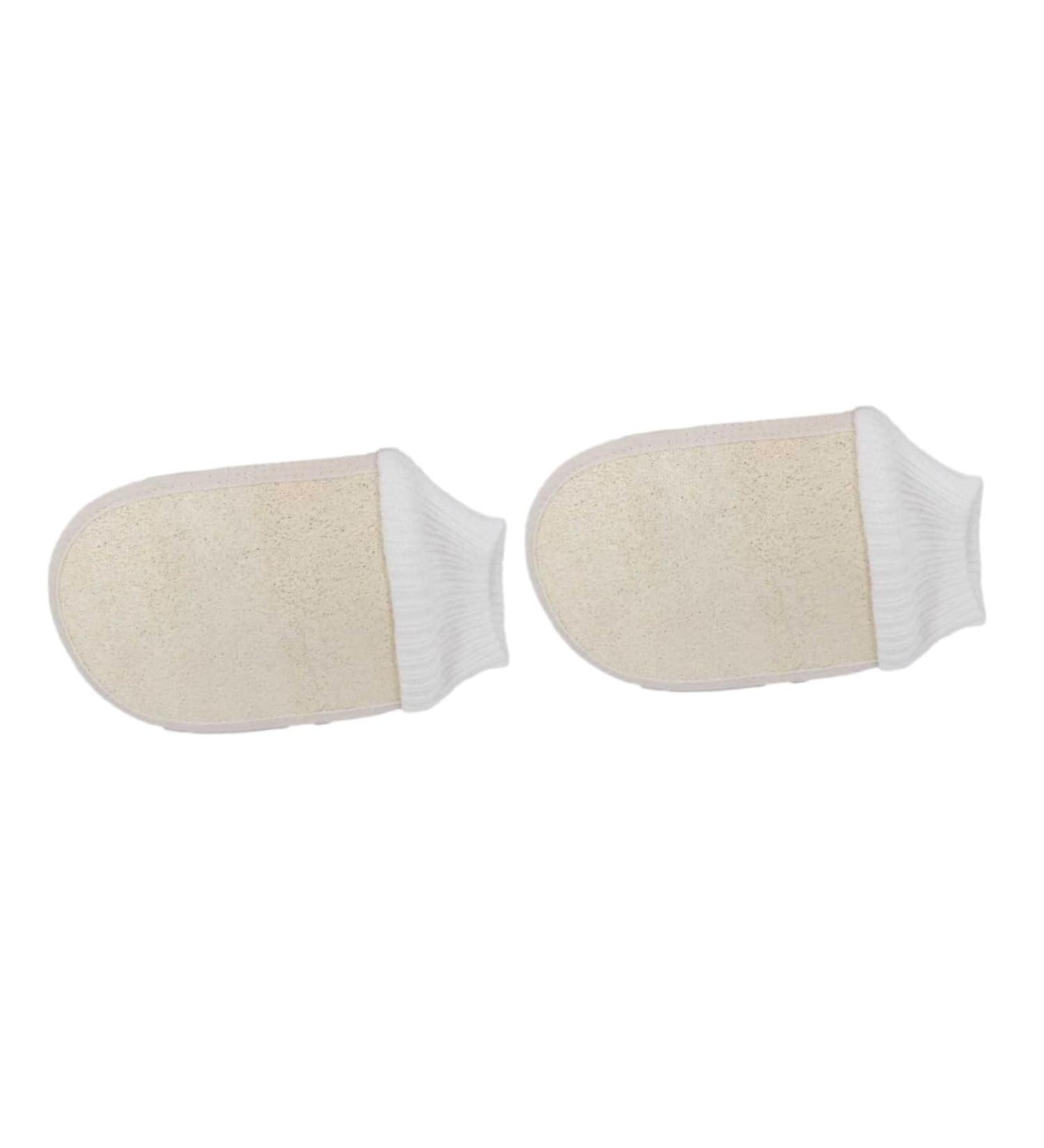 Beaupretty Exfoliating Loofah Sponge Pads - 2pcs Scrubber & Massage Brush for Body Care | International Shipping Available - Buy Online on GoSupps.com