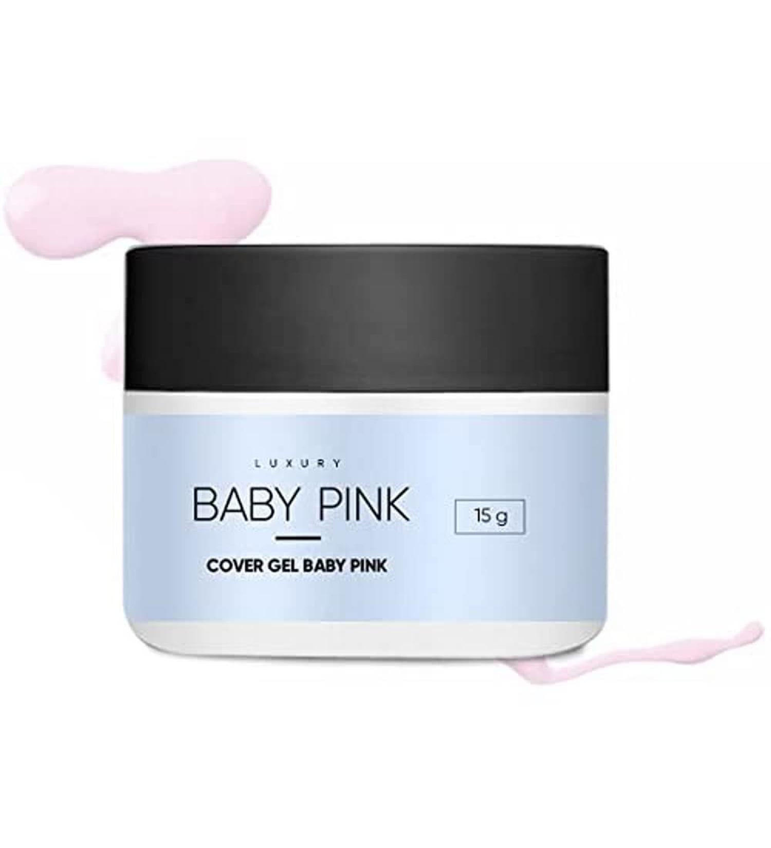 Mistero Milano Baby Pink Gel Nail Extension Builder Gel 15ml/30ml/50ml (15ml) baby pink 15 g (1 pack)