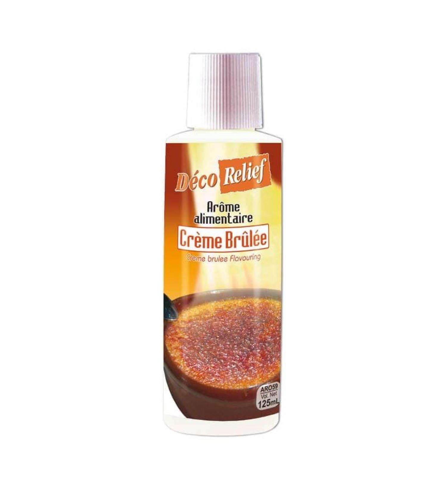 D co Relief - Liquid Cr me Br l e Flavor 125 ml - Food Flavoring for Pastry Cooking - Professional Ingredient
