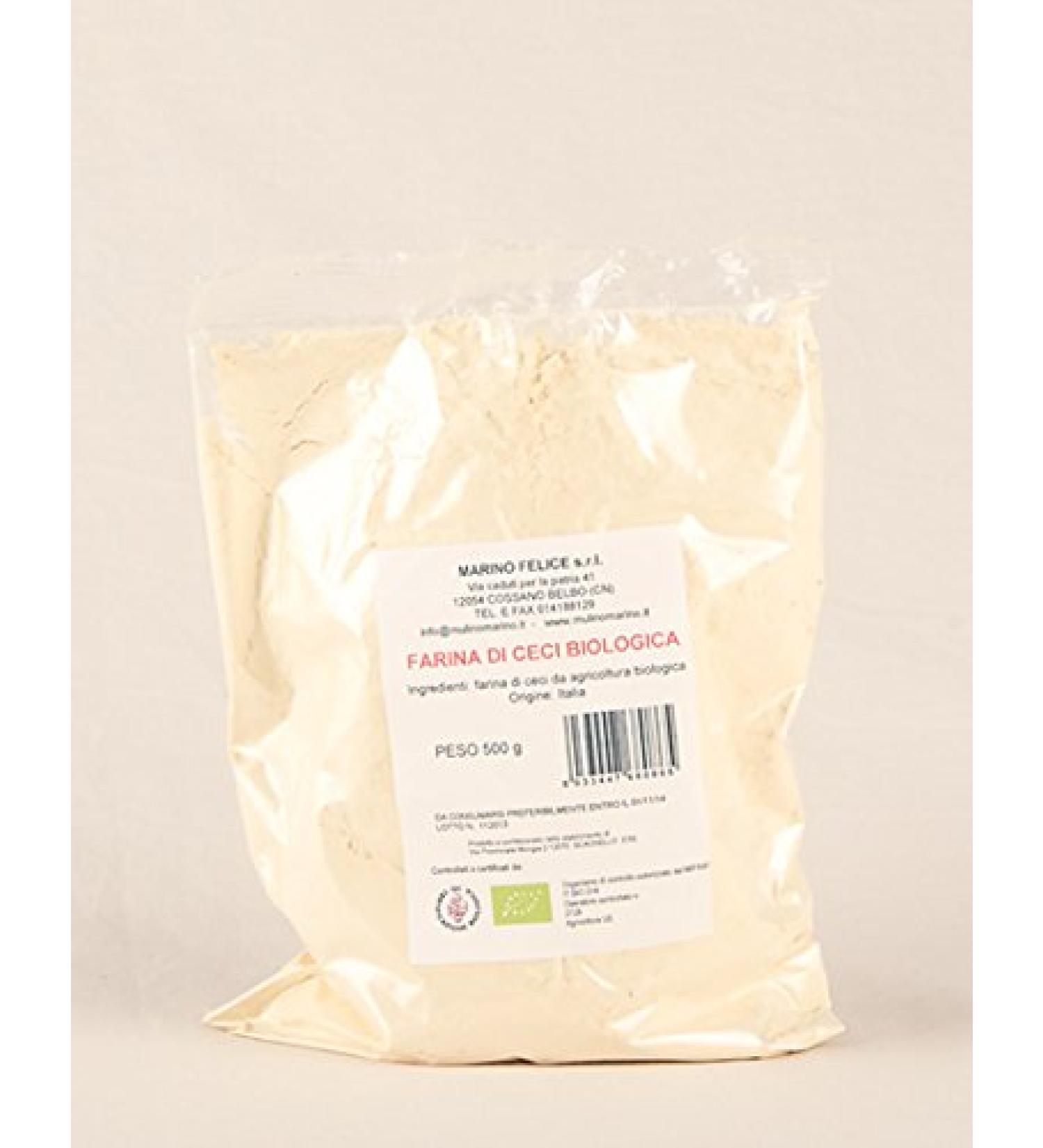 Italian Organic Chickpea Flour Gluten Free - Gram Flour - Artisan Italian