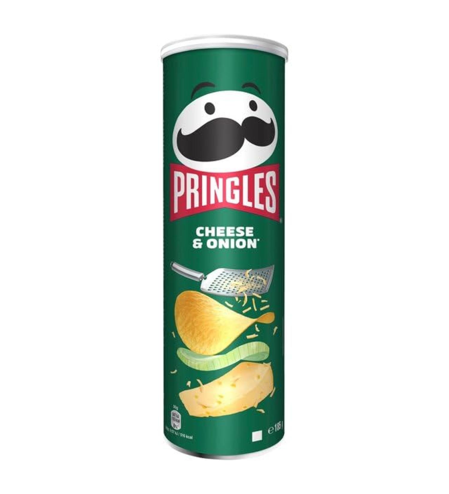 Pringles Crisps Cheese & Onion 6 x 165g