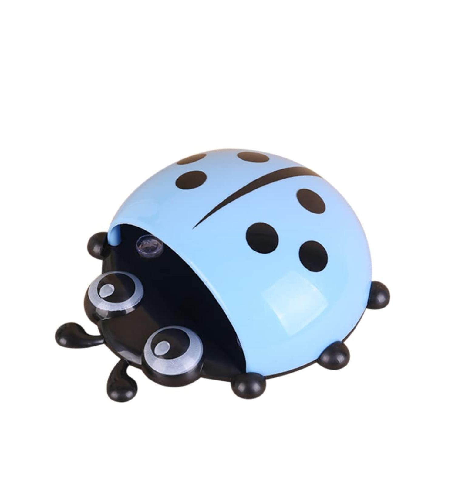Angoily Ladybug Sucker Toothbrush Holder - Cute Cartoon Suction Cup for Kids' Bathroom - Durable Toothbrush Holder for Children - Buy Online on GoSupps.com