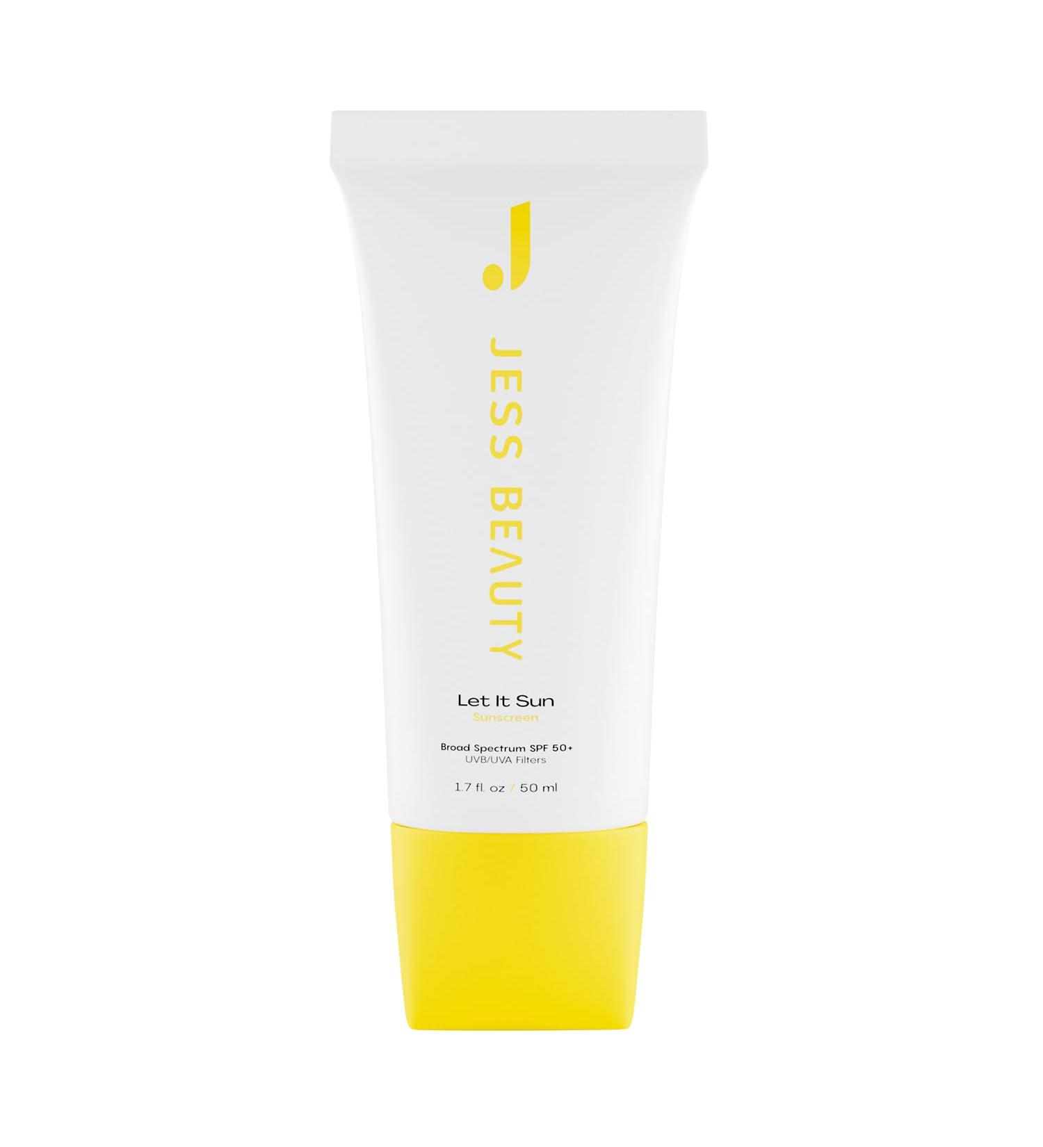 JESS BEAUTY | Let it Sun 50+ Sunscreen Green Tea & Aloe Extract | Skincare Sun Protection 1.7 fl oz - Buy Online on GoSupps.com