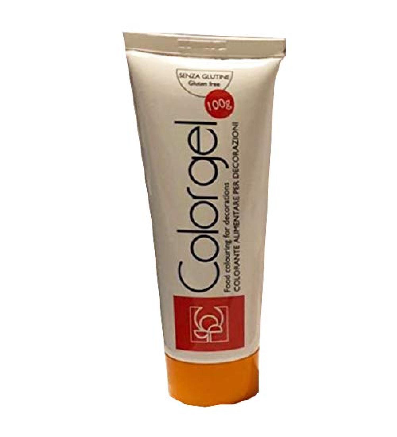 Food Coloring. Concentrated Color Gel 100g-Gluten Free (Tangerine)